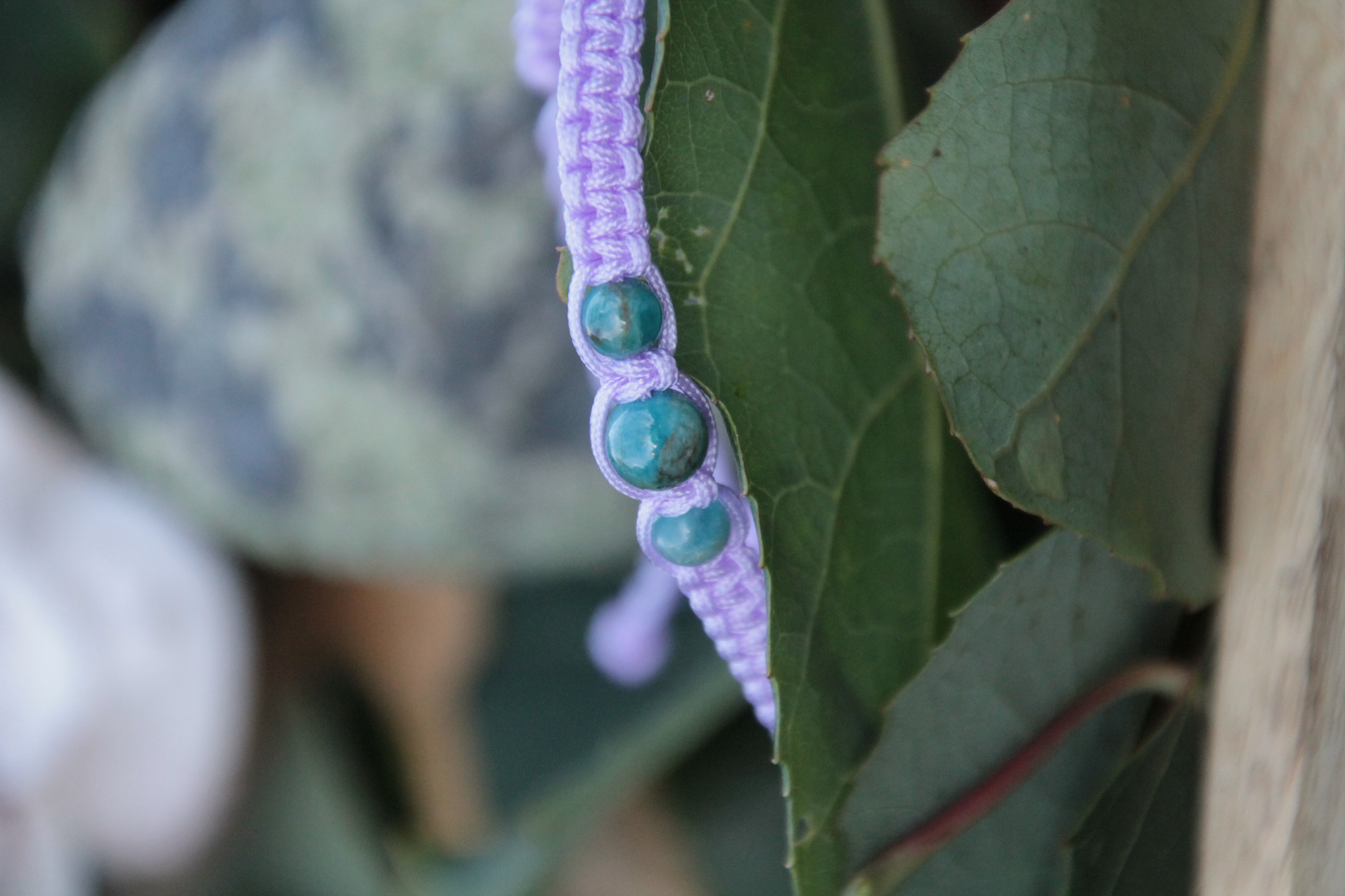 Apatit - Makramee Armband