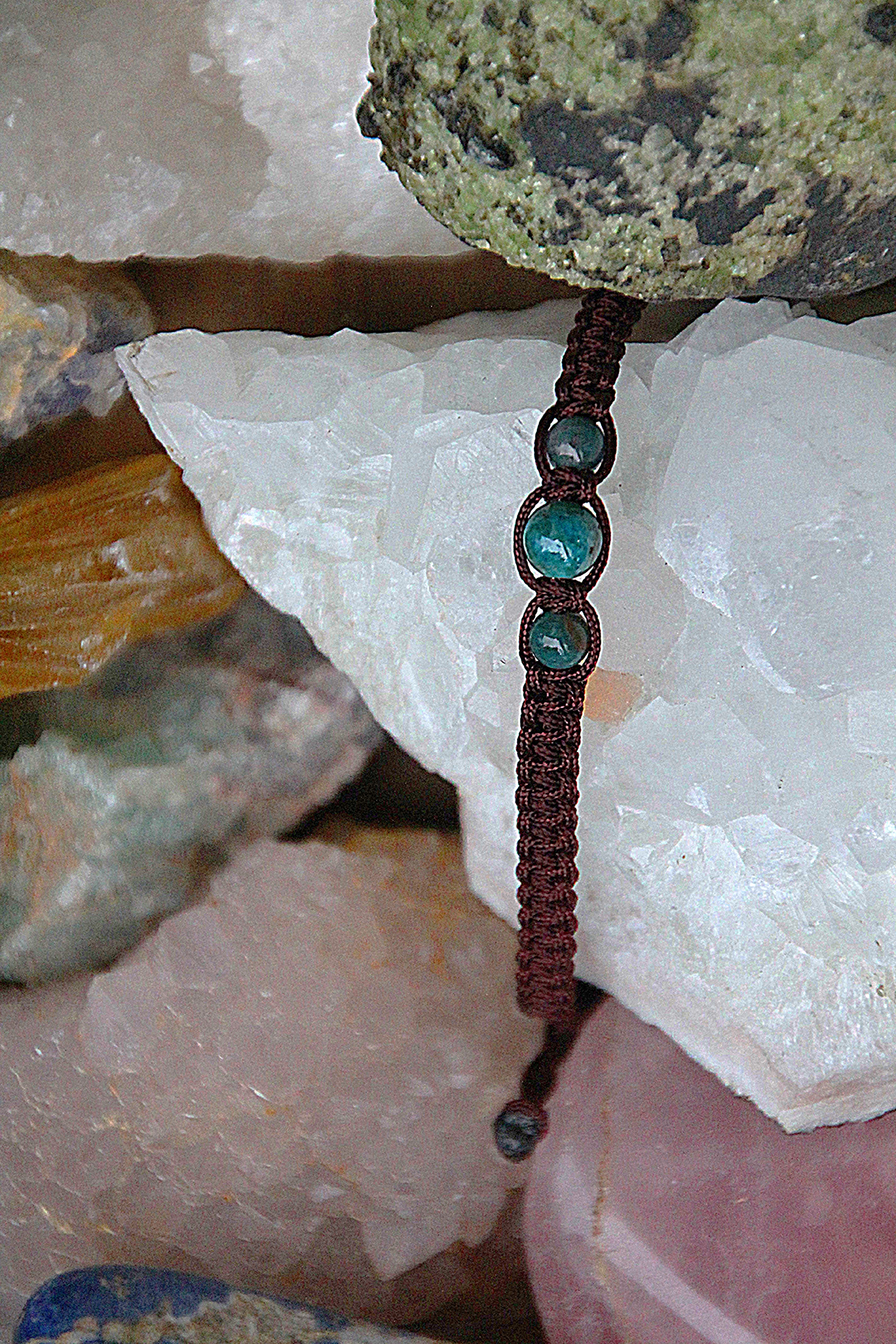 Apatit - Makramee Armband