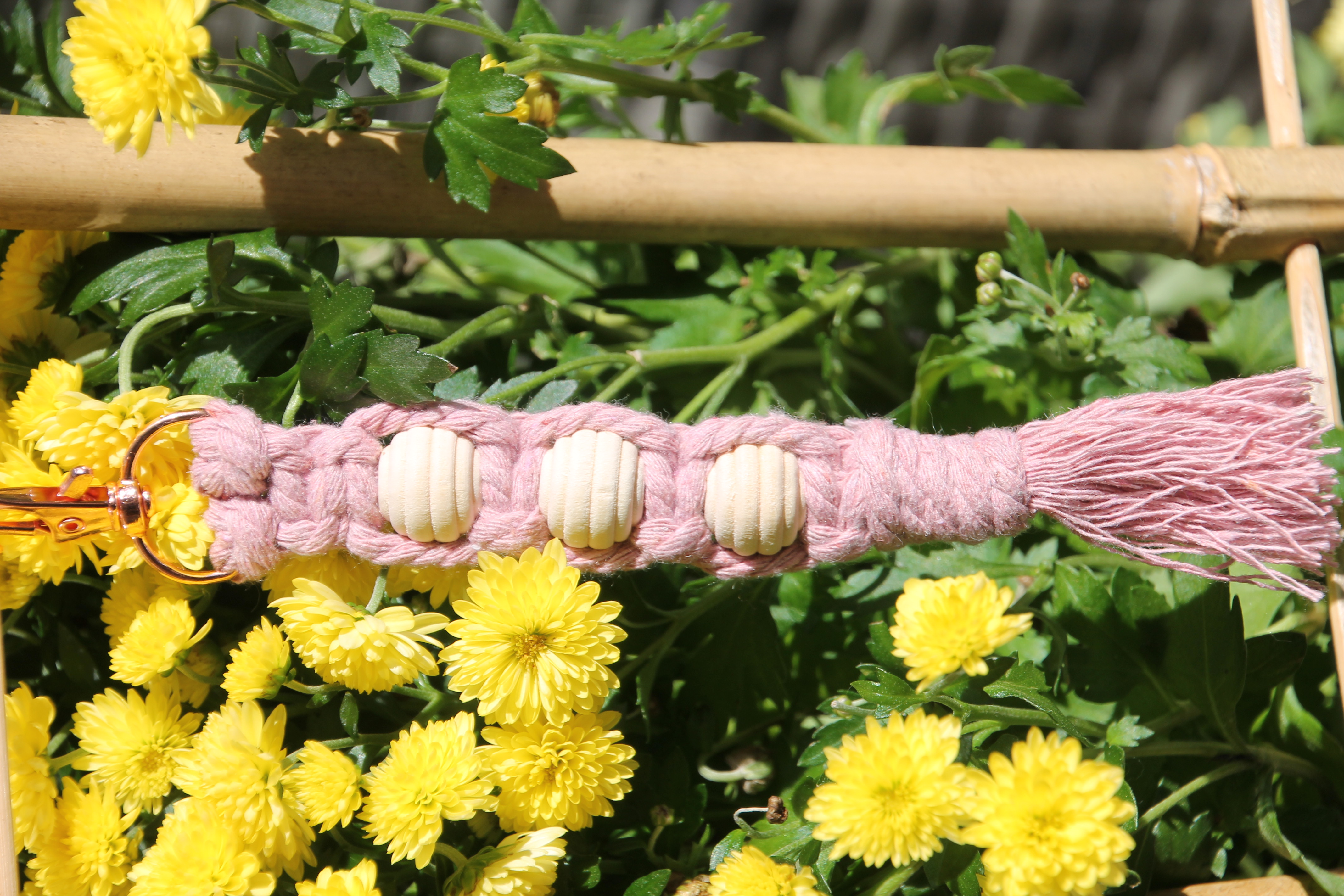 Schlüsselanhänger Makramee 