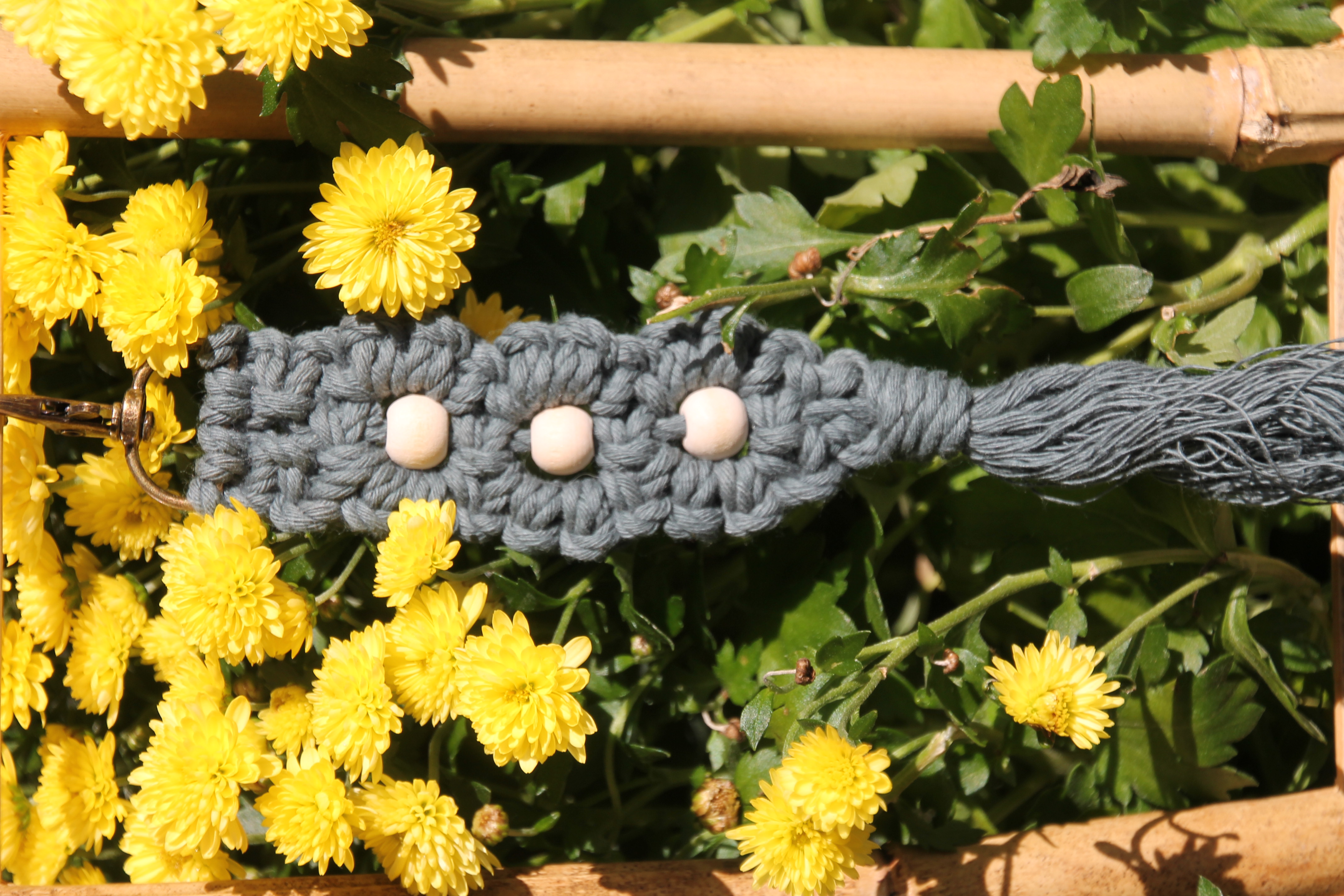 Schlüsselanhänger Makramee 