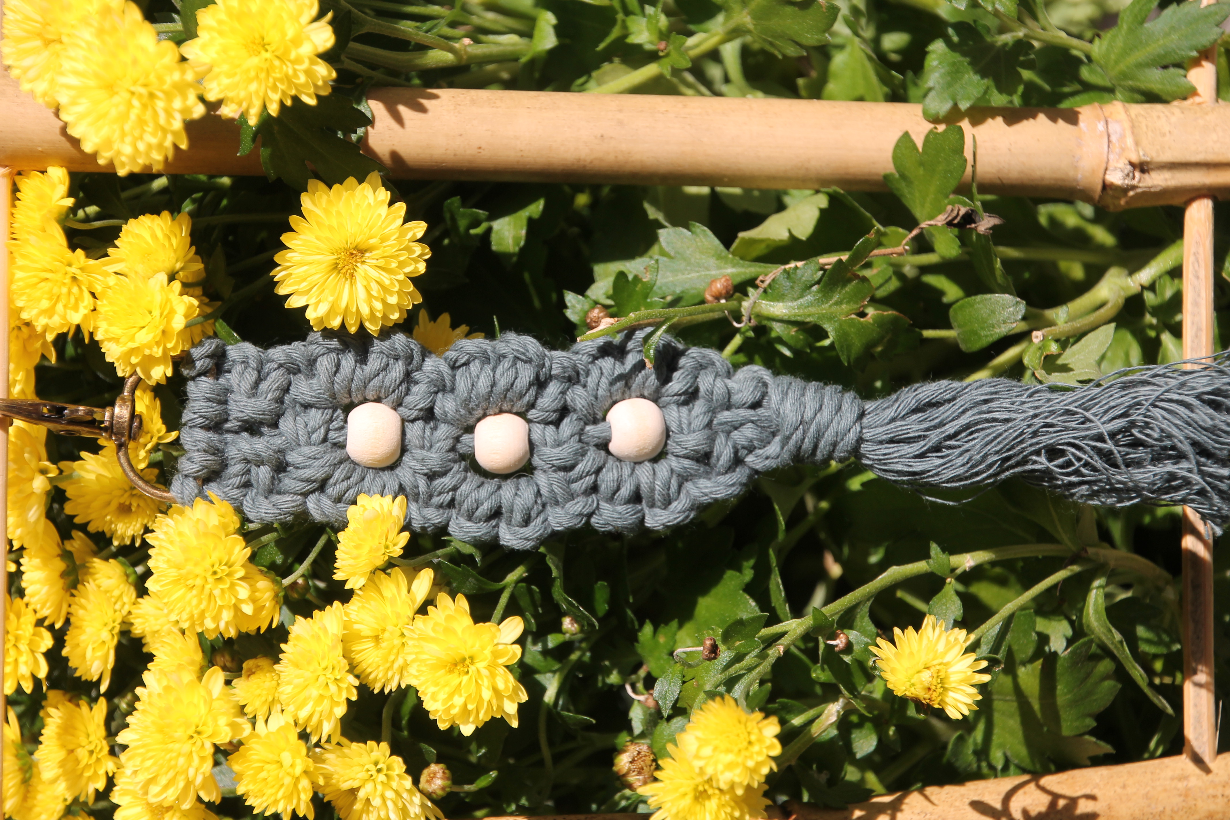 Schlüsselanhänger Makramee 