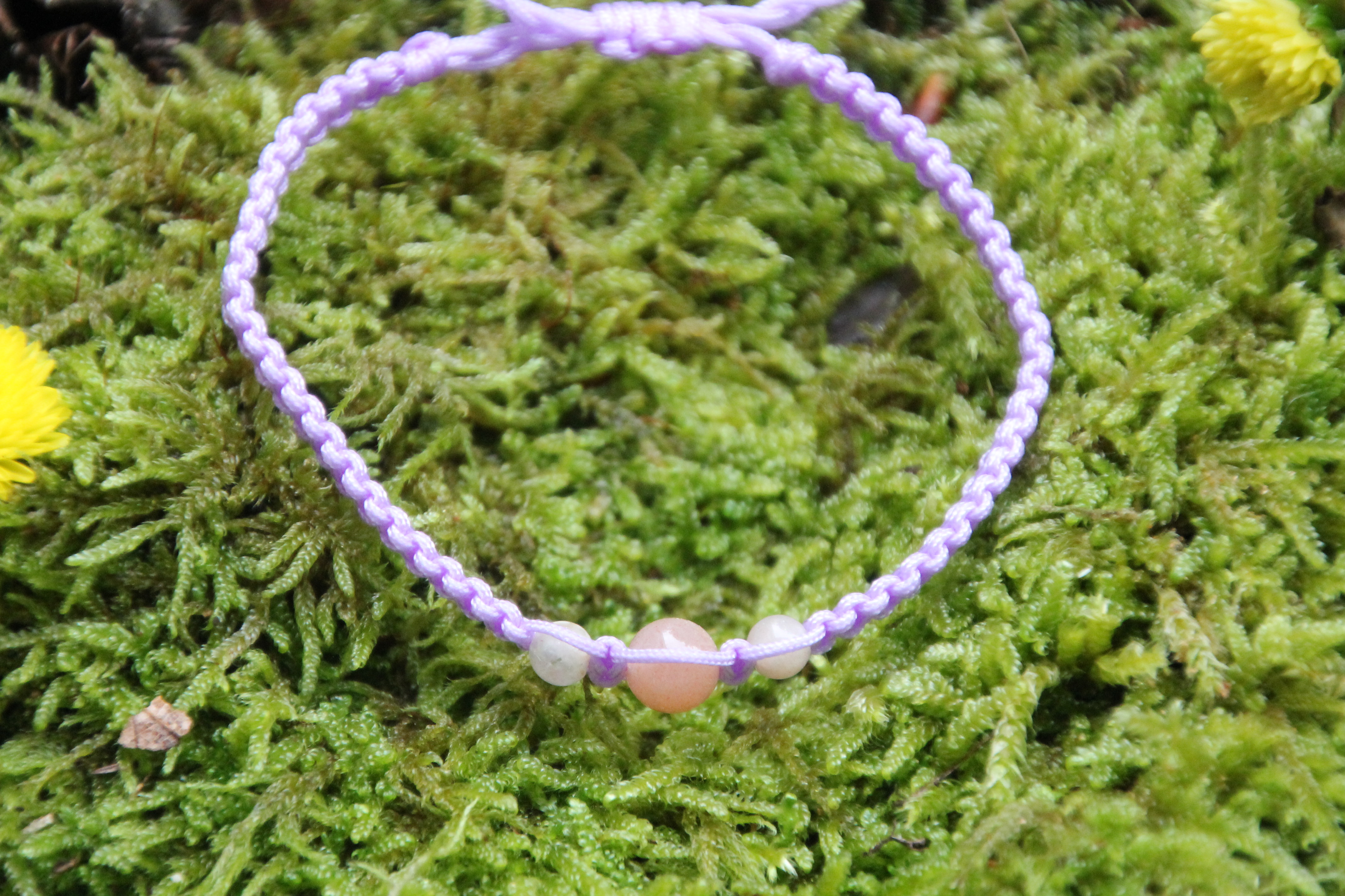 Sonnenstein - Makramee Armband