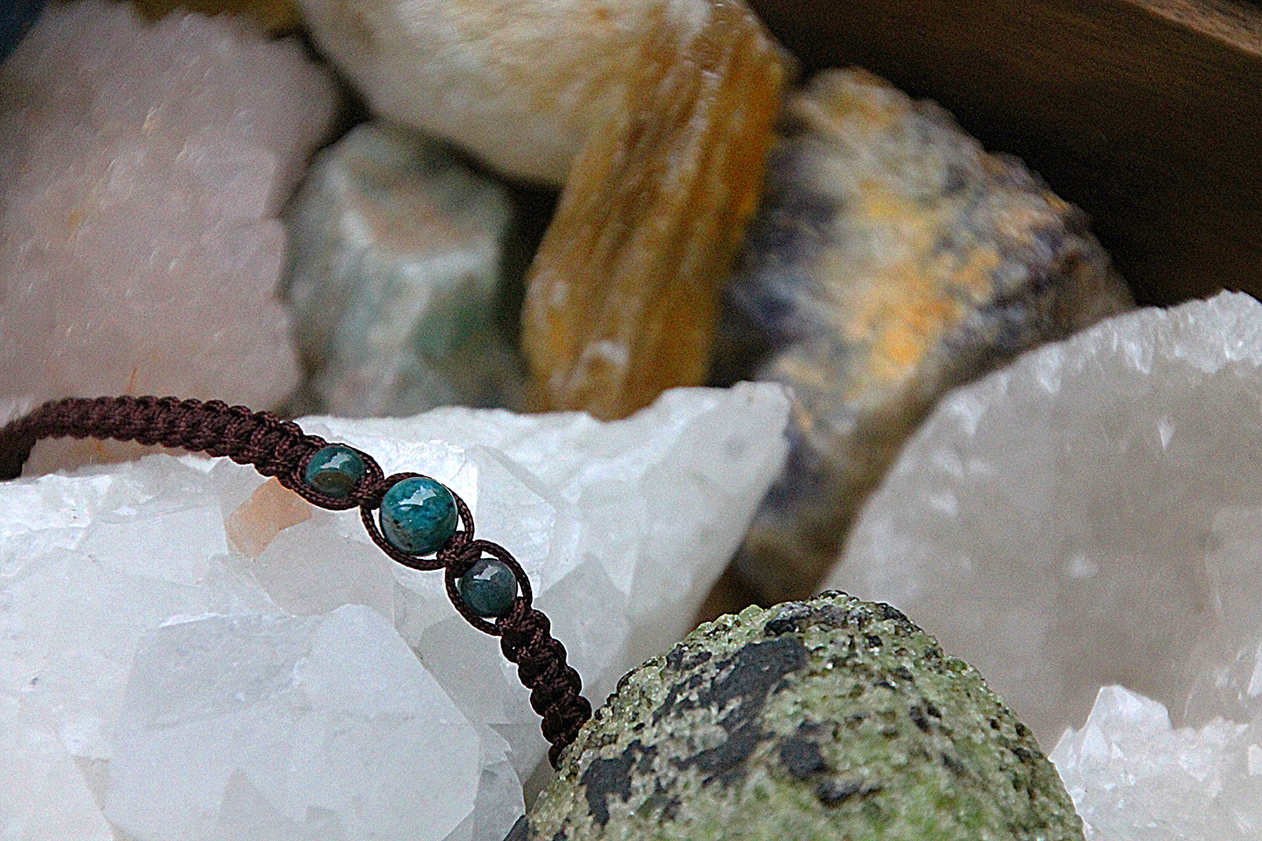 Apatit - Makramee Armband