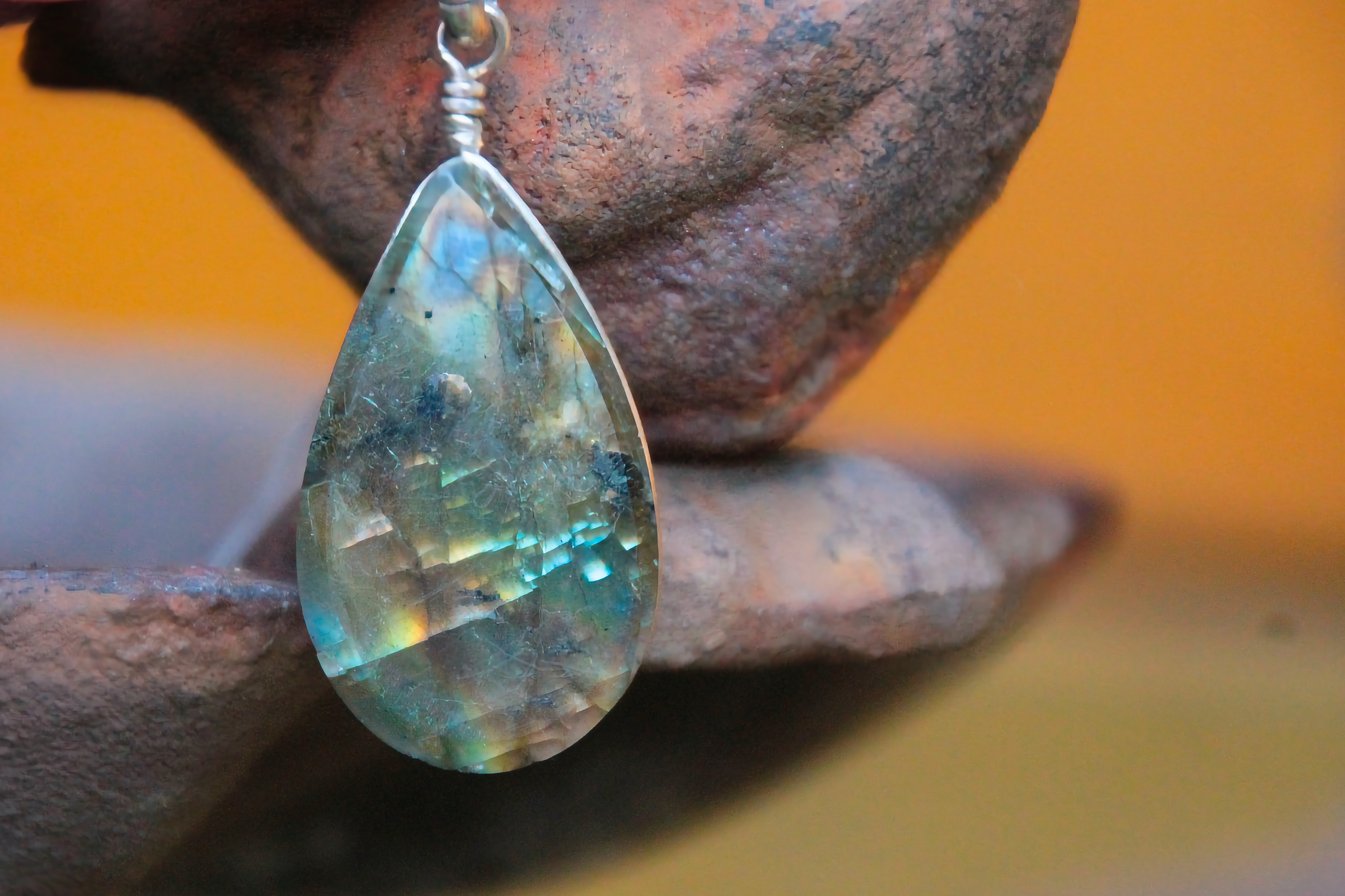 Labradorit Halskette