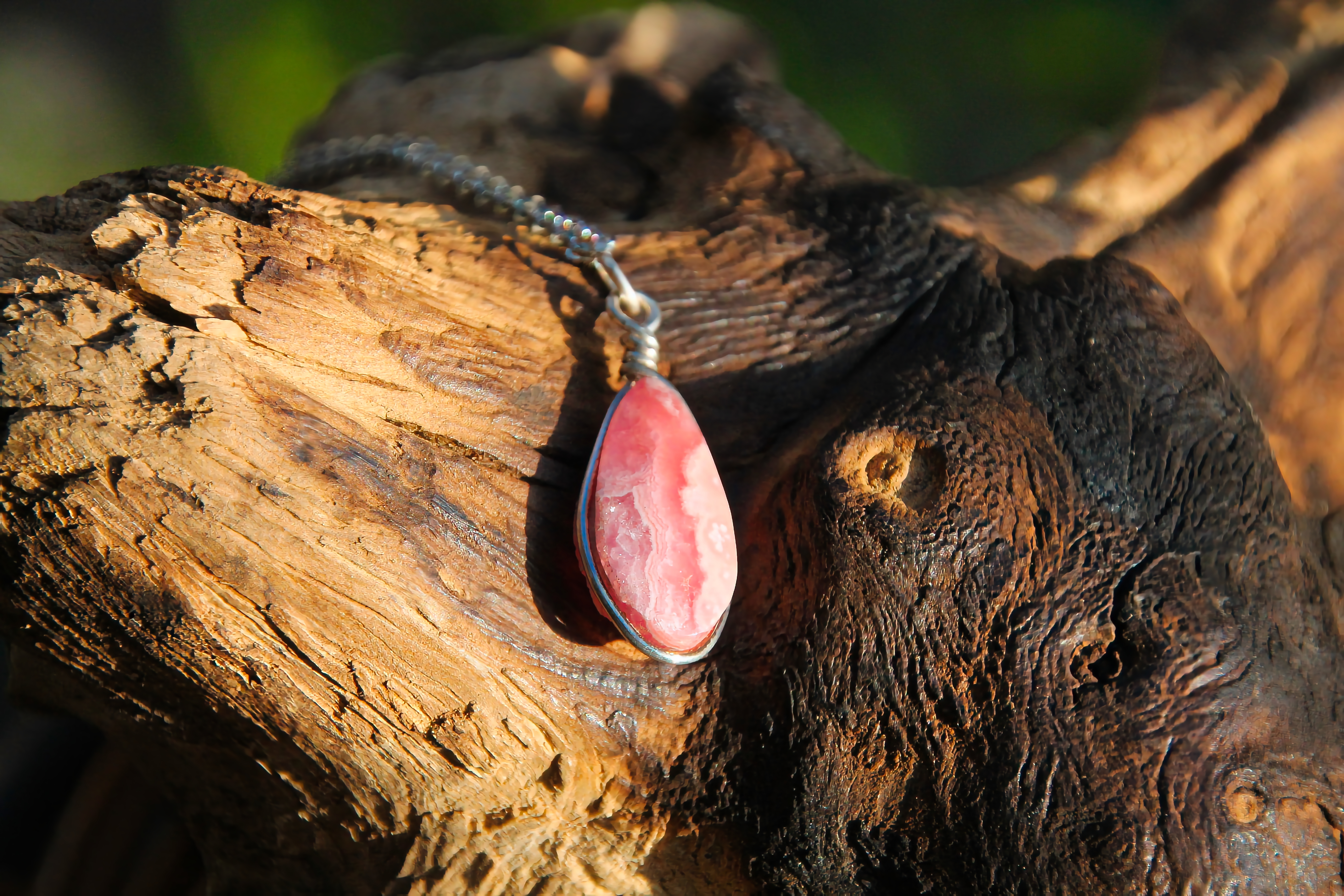 Rodochrosit Halskette