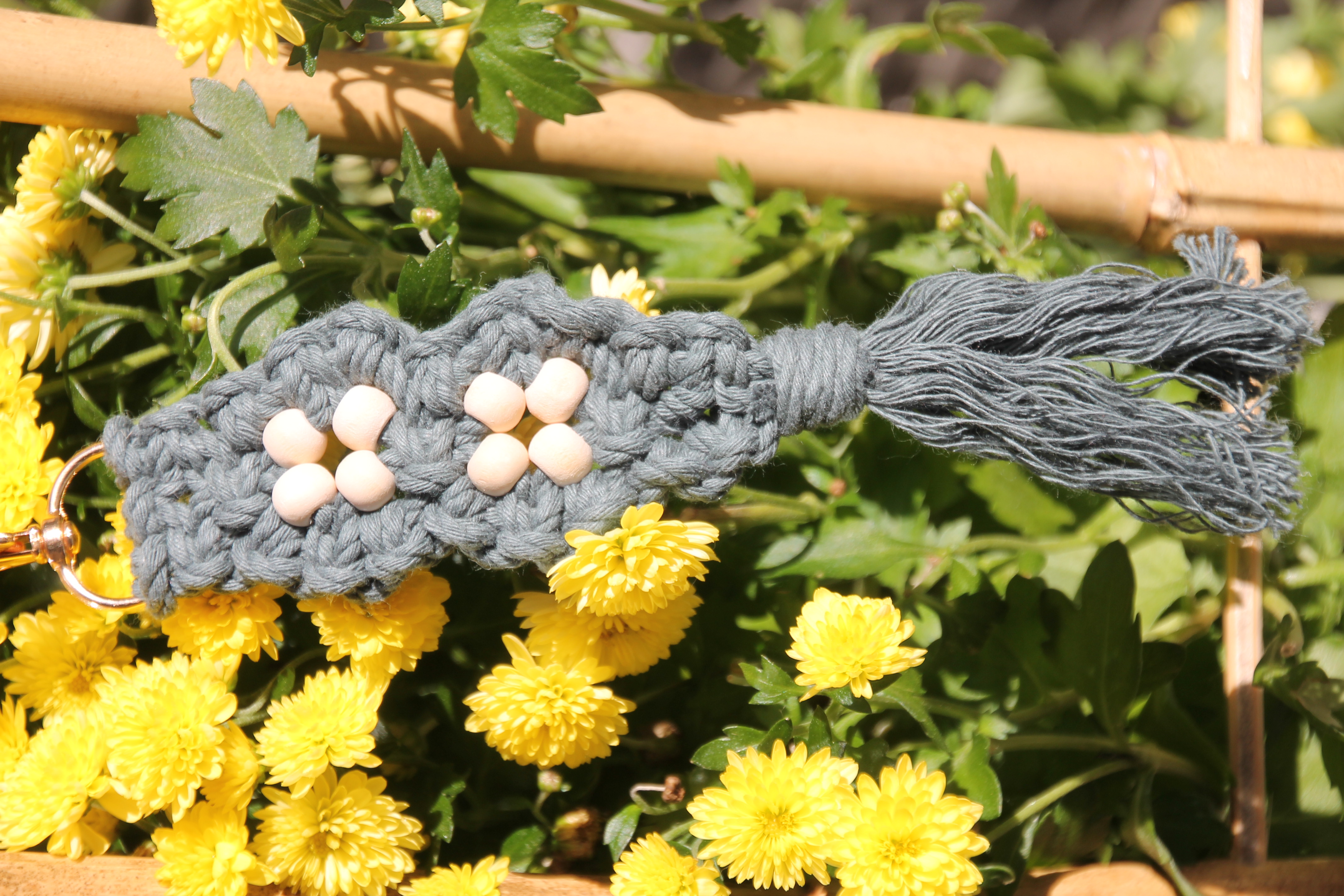 Schlüsselanhänger Makramee 