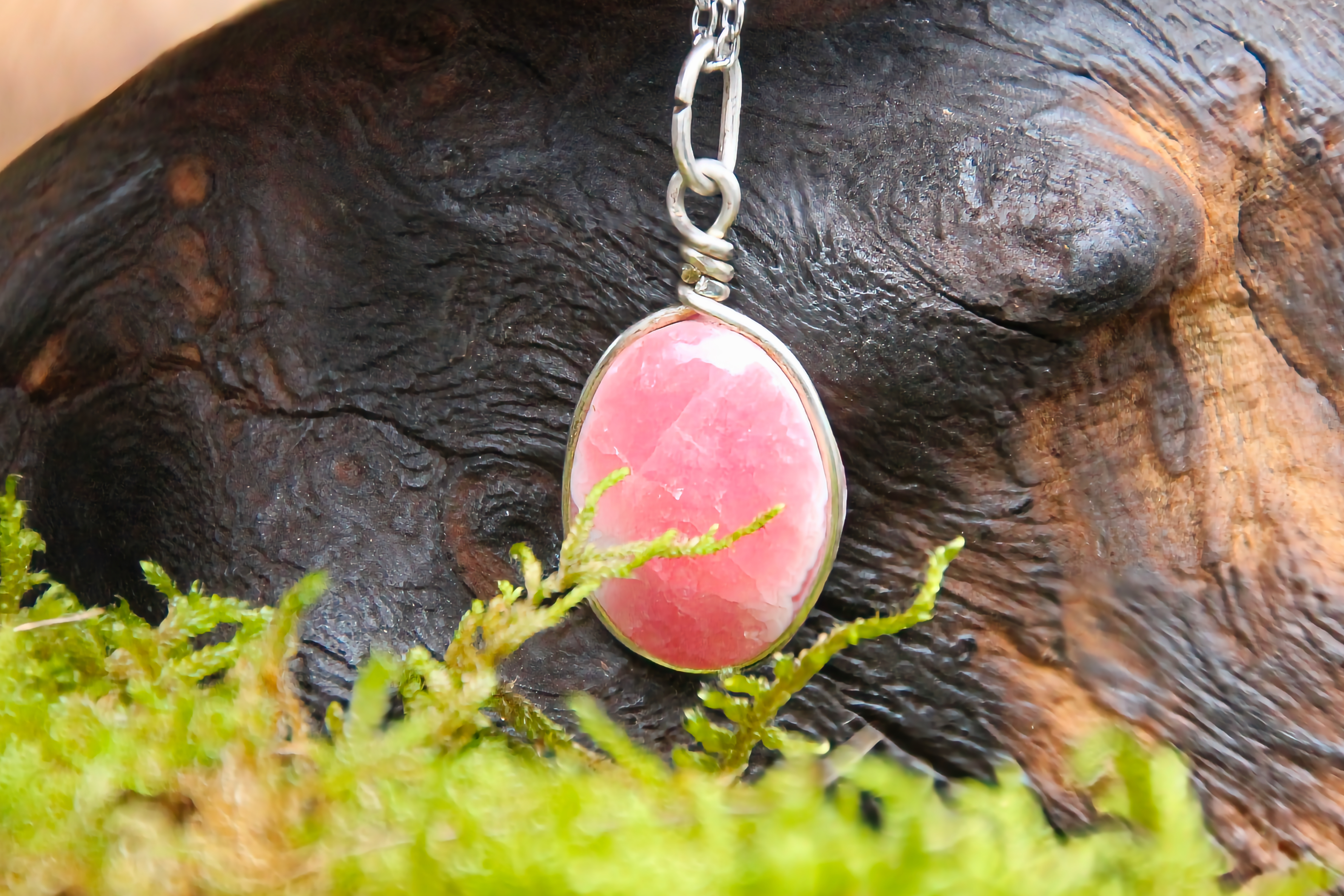 Rodochrosit Halskette