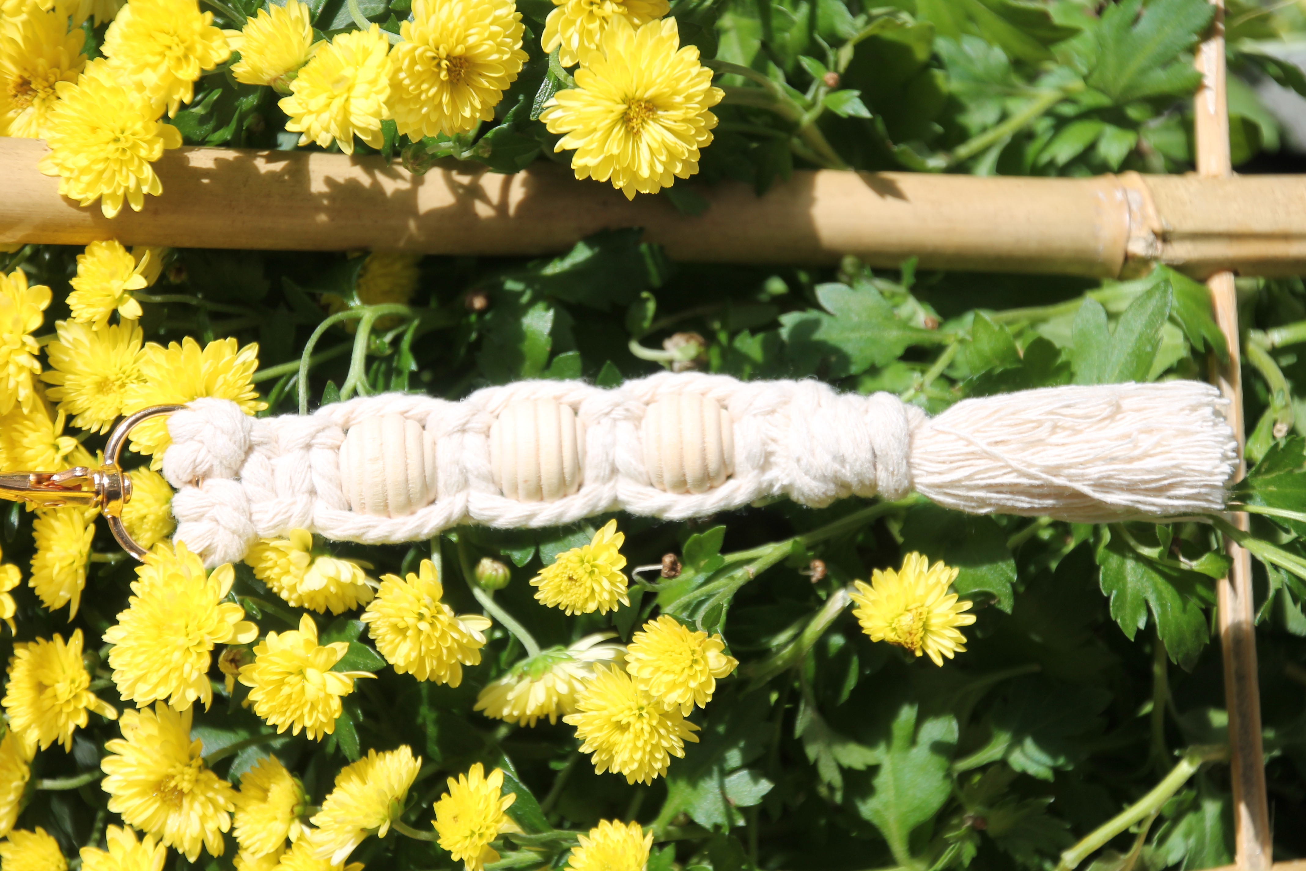 Schlüsselanhänger Makramee 