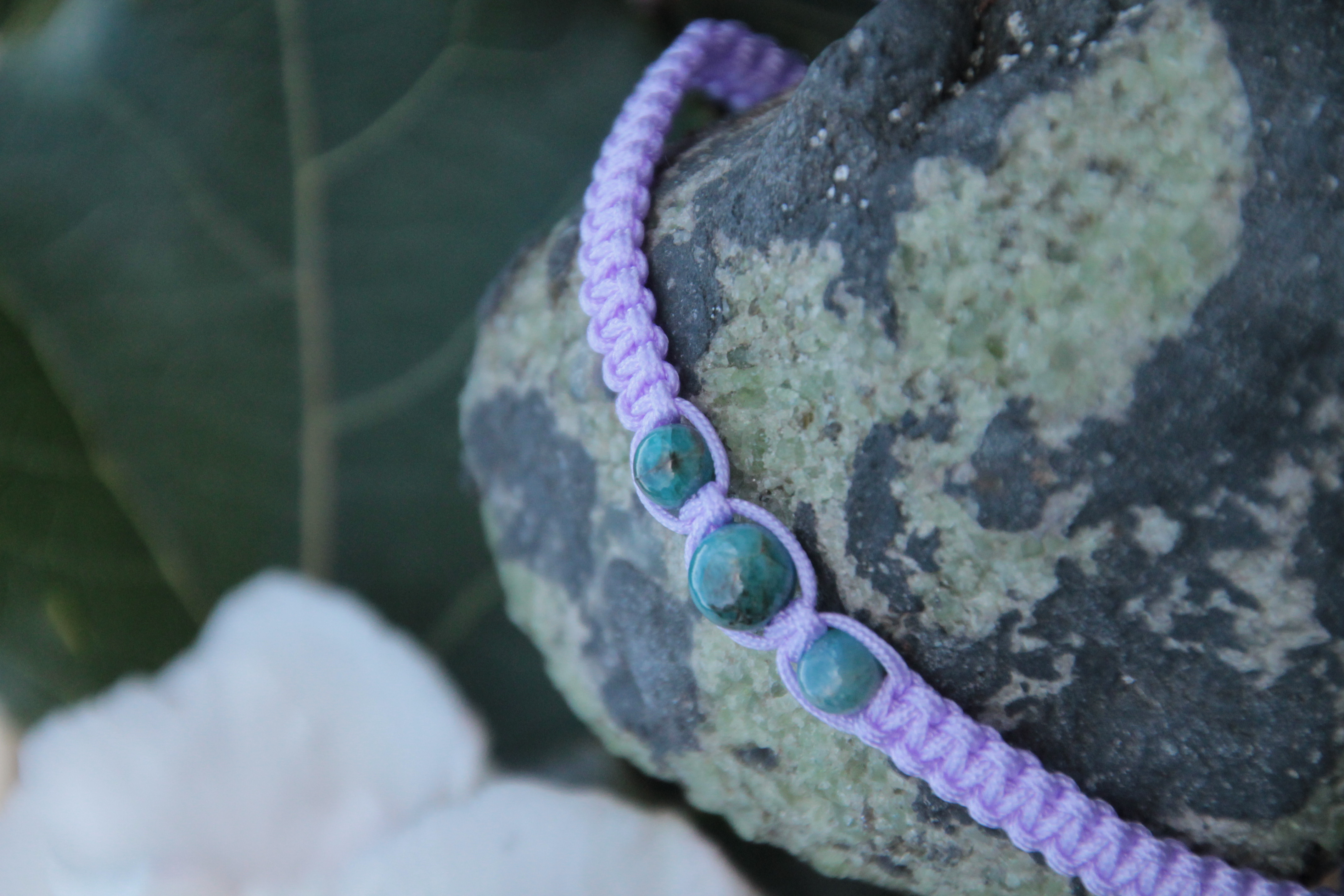 Apatit - Makramee Armband