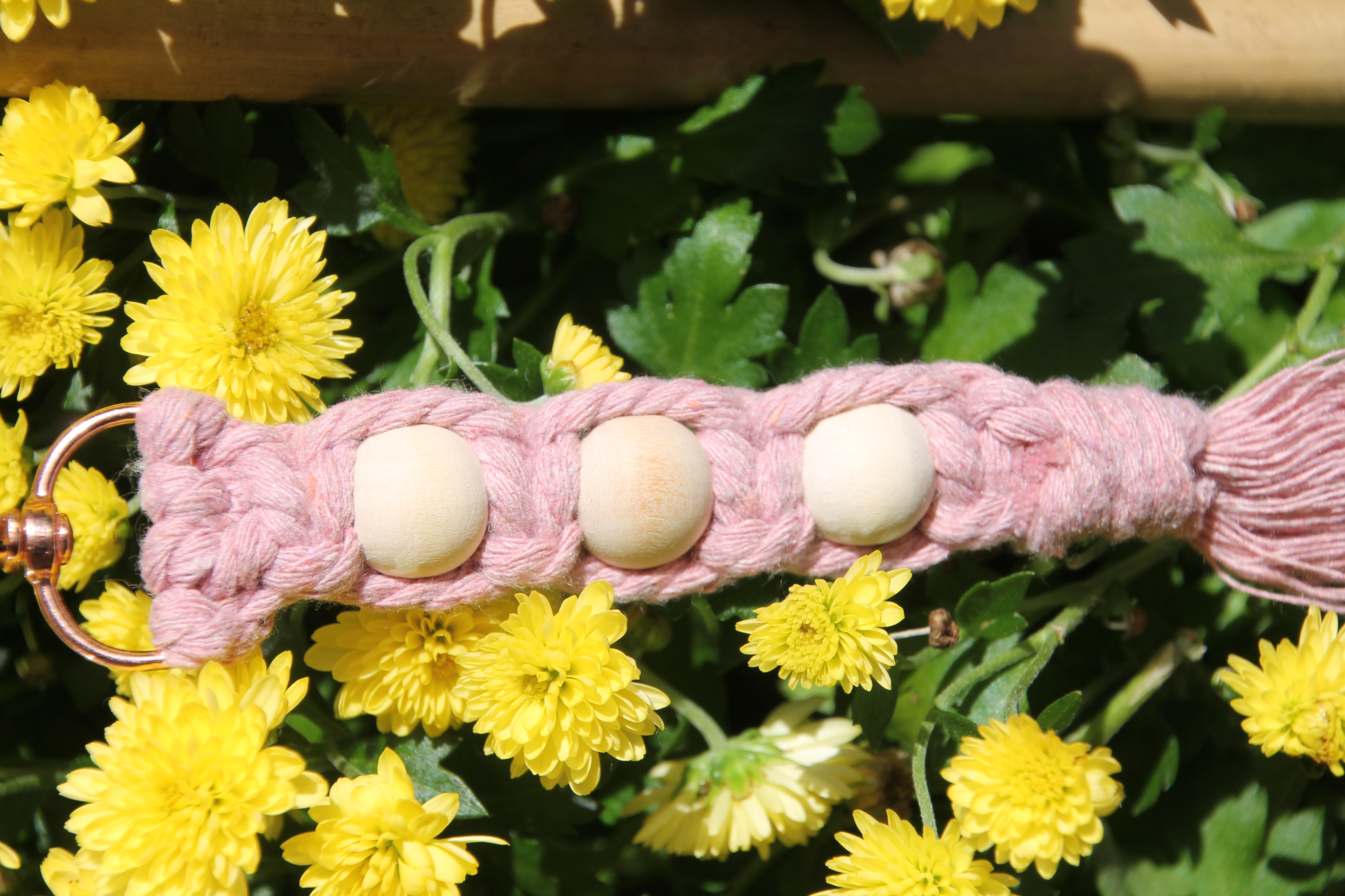 Schlüsselanhänger Makramee 