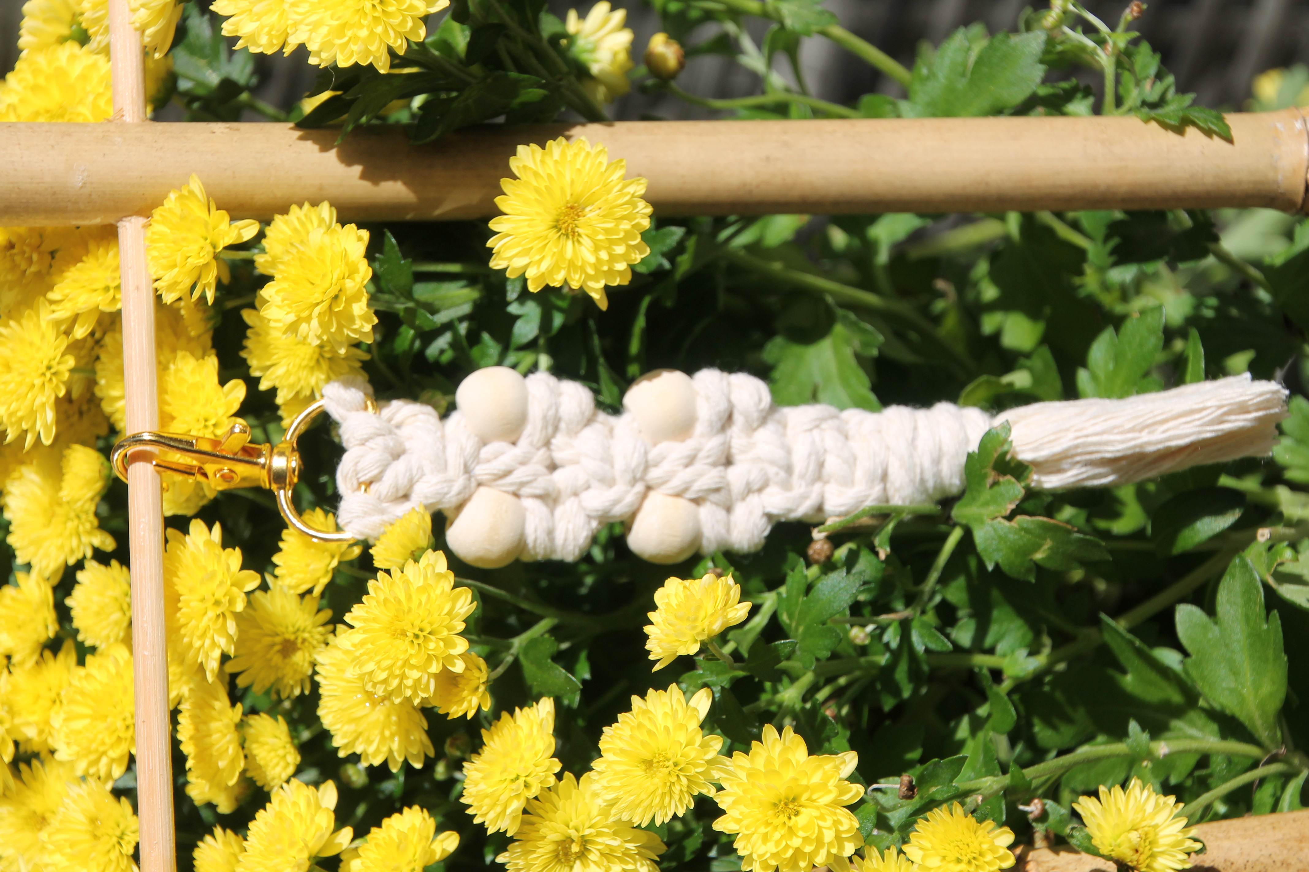 Schlüsselanhänger Makramee 