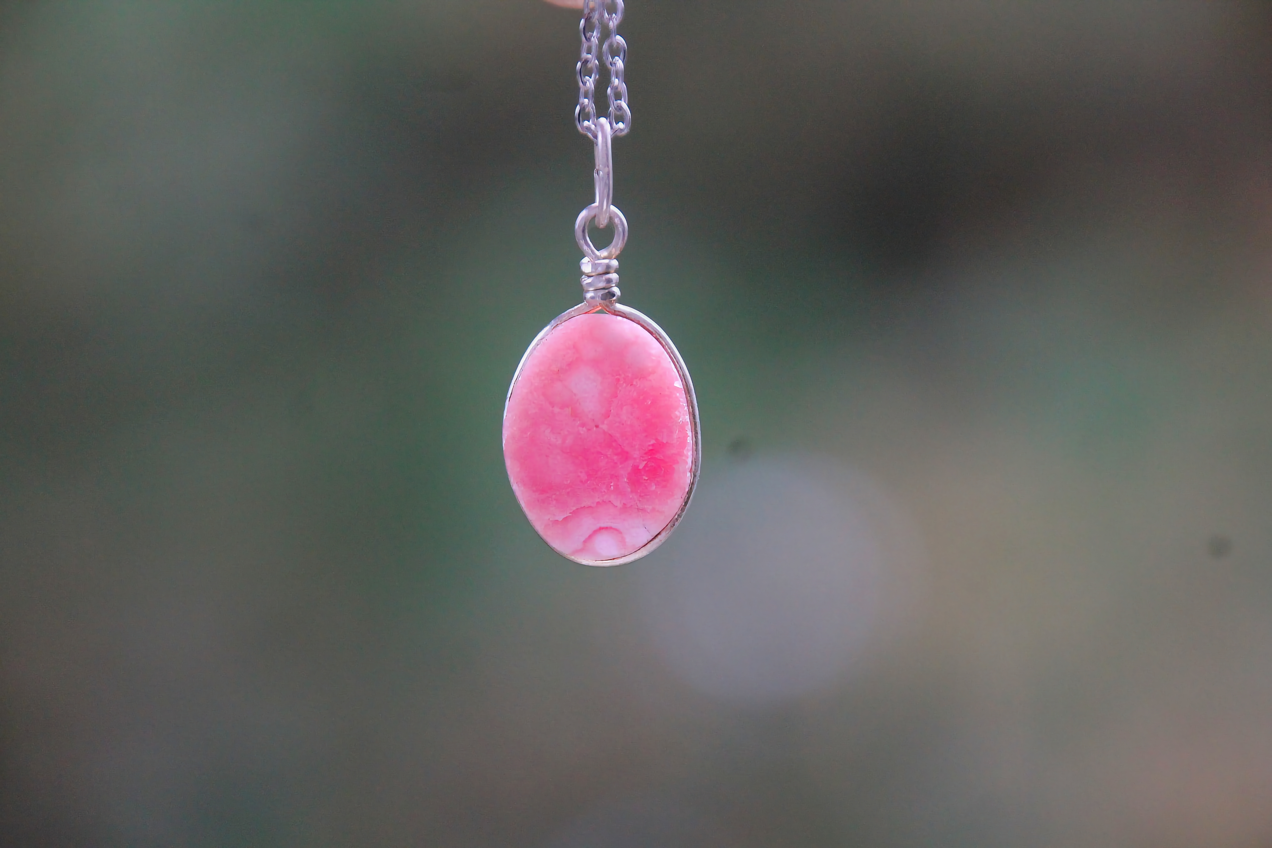 Rodochrosit Halskette