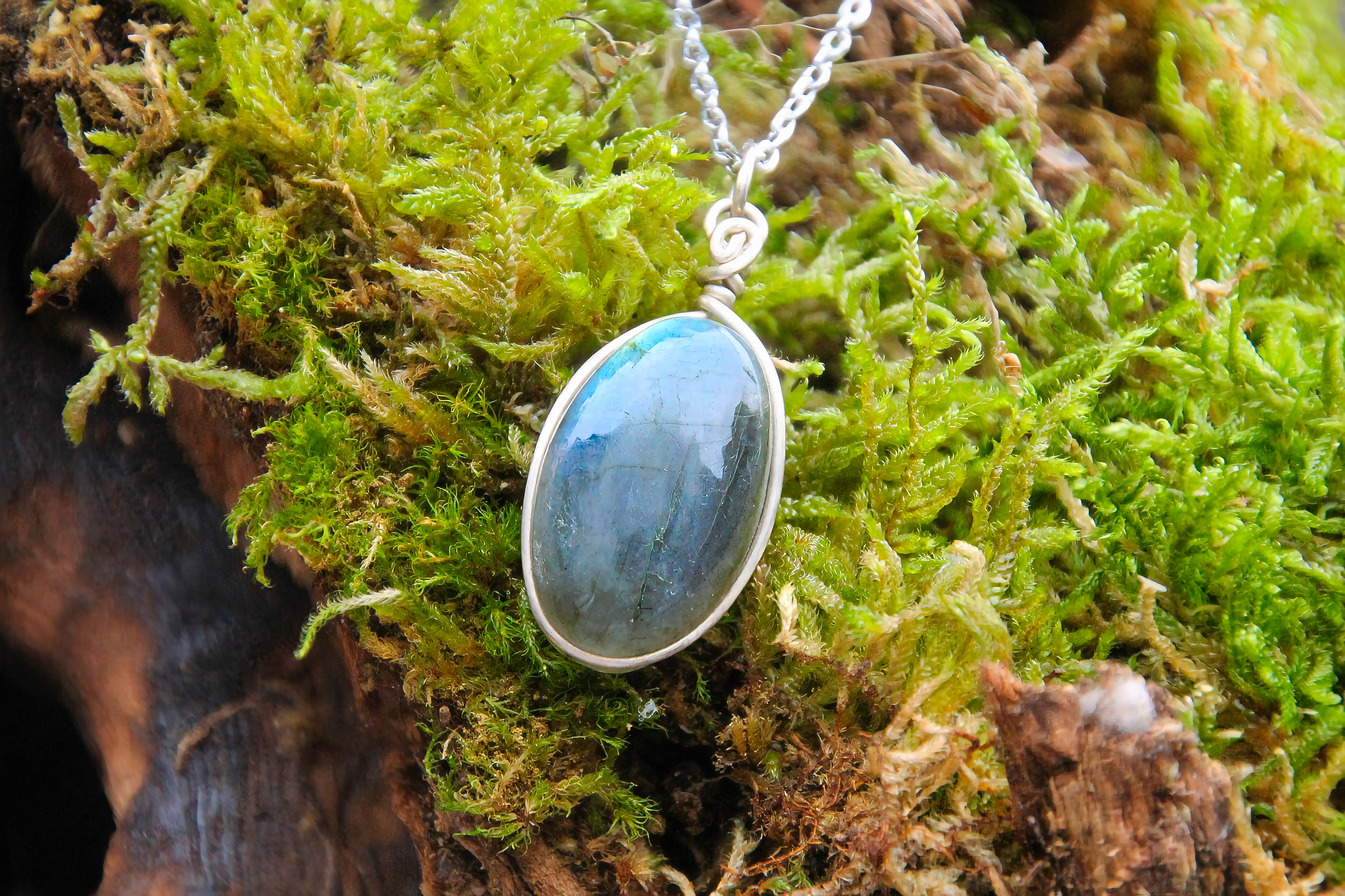 Labradorit Halskette