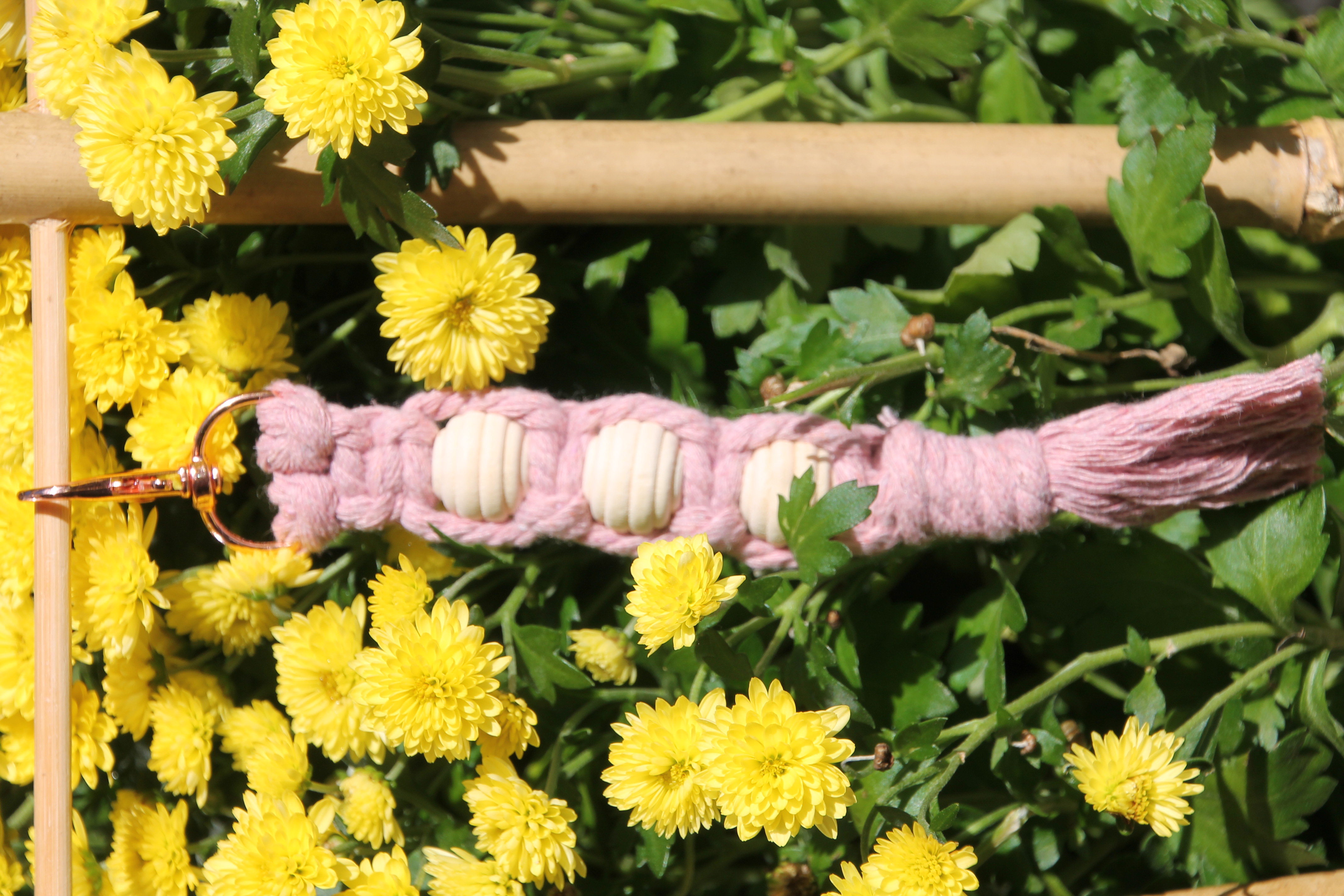 Schlüsselanhänger Makramee 