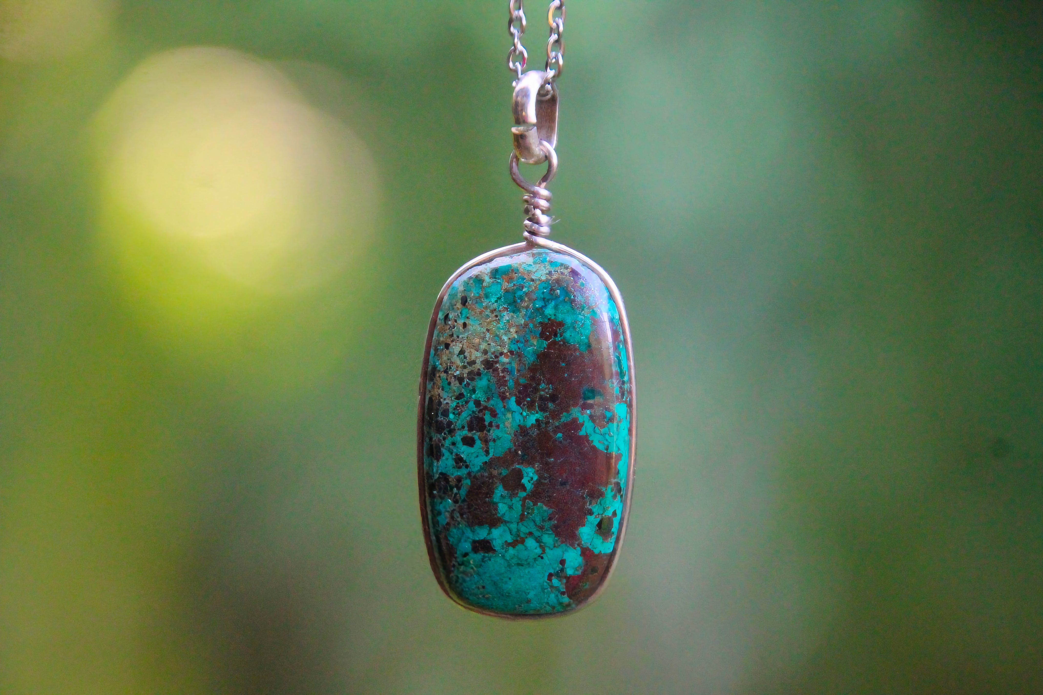 Chrysokoll Halskette