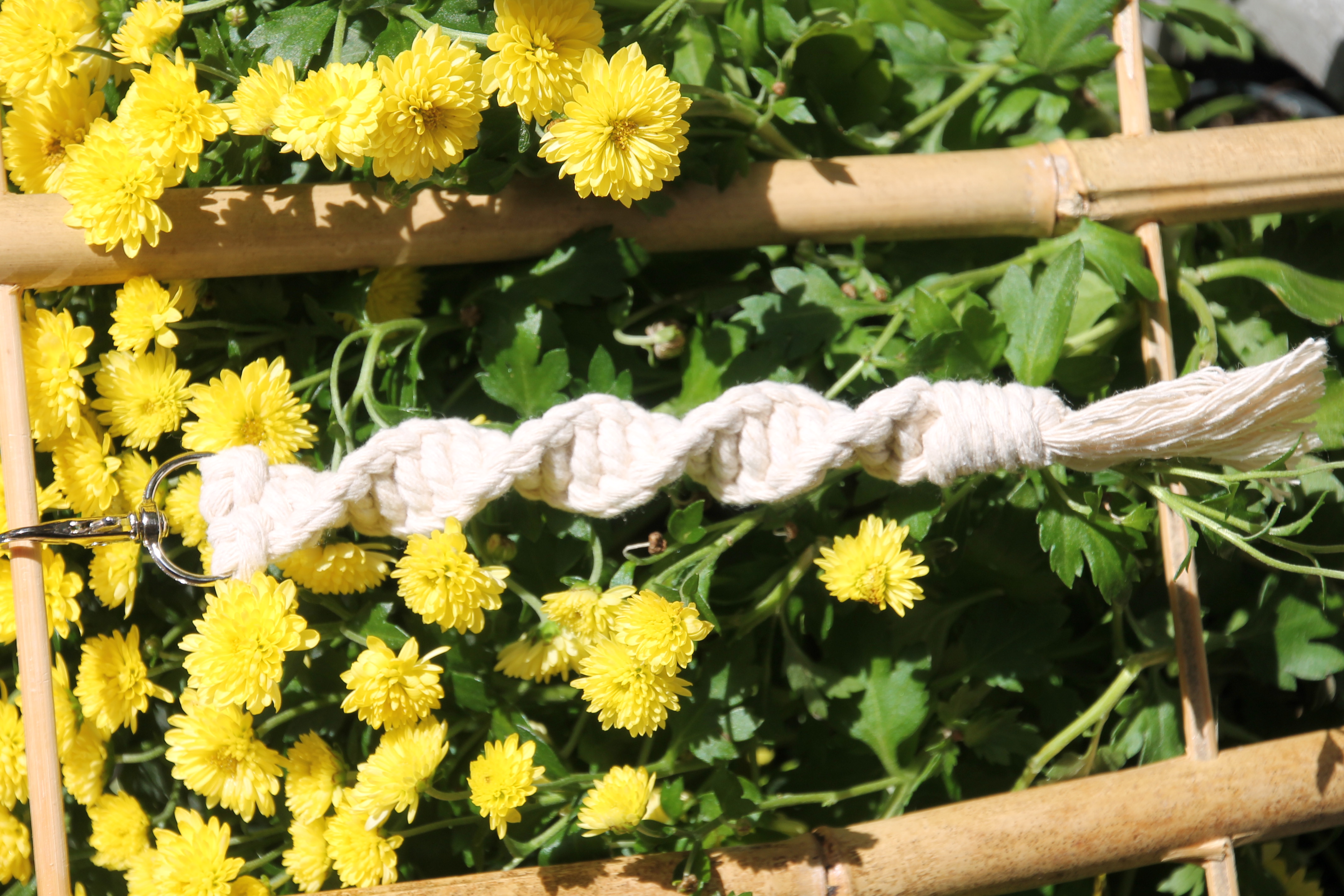 Schlüsselanhänger Makramee 