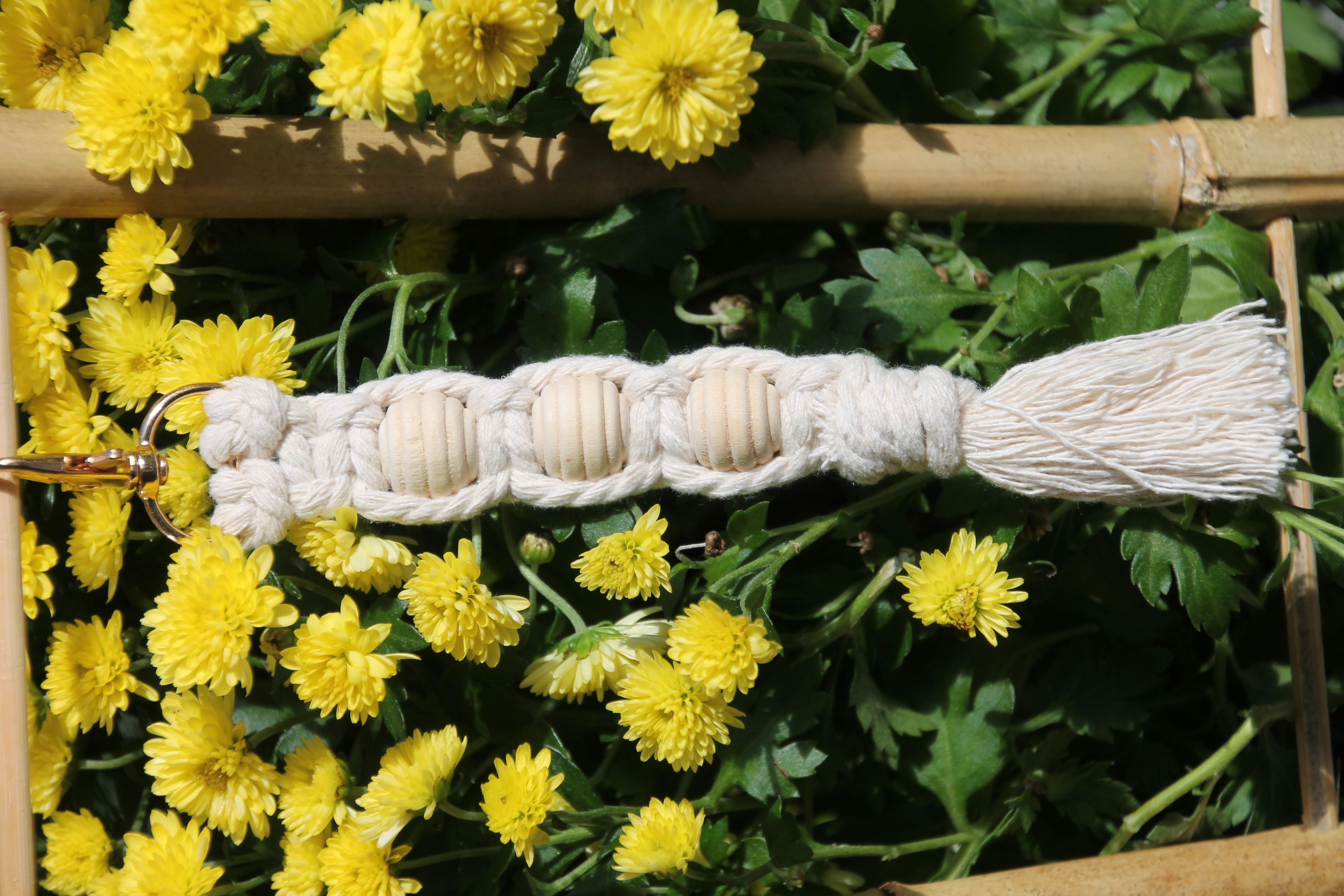 Schlüsselanhänger Makramee 