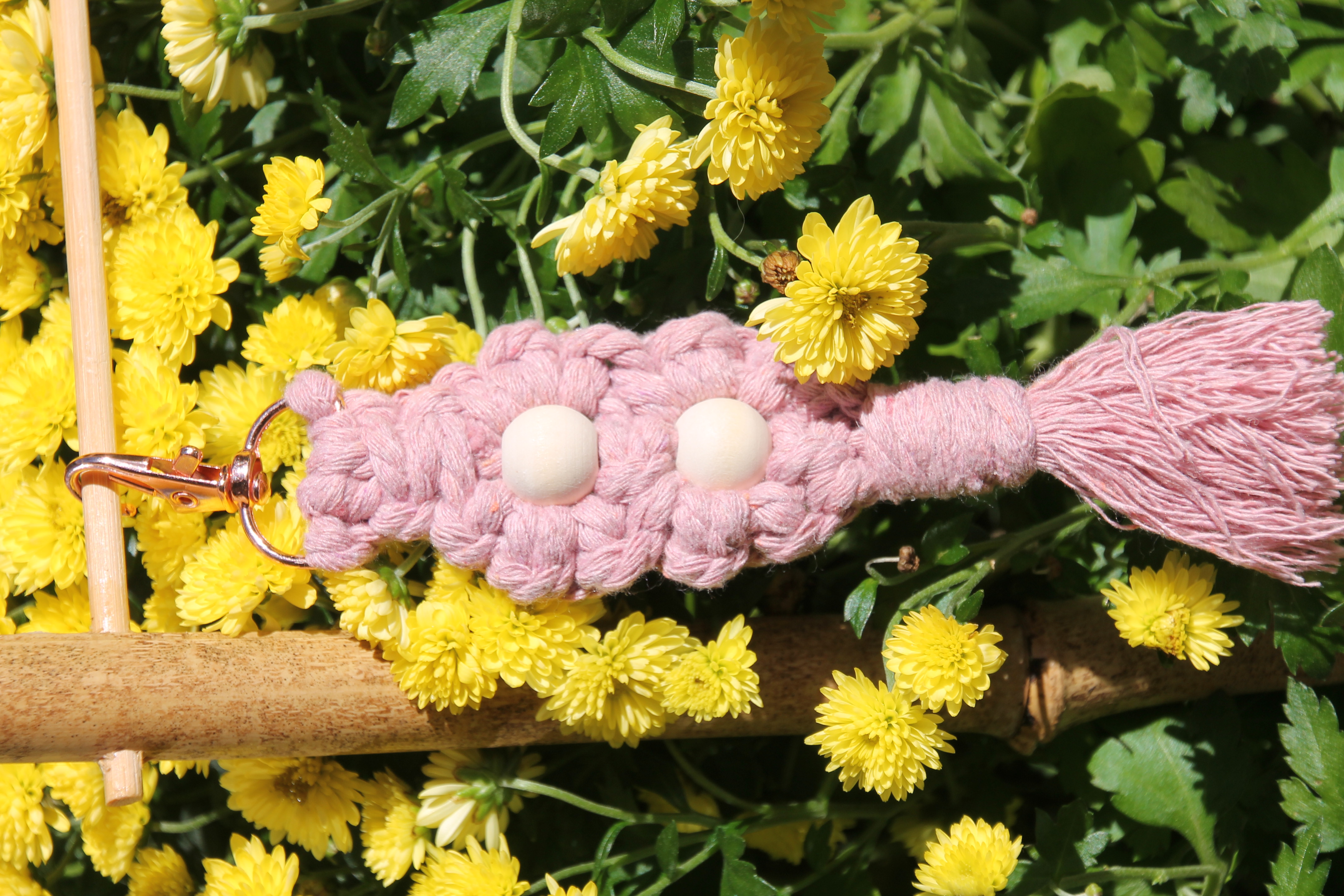 Schlüsselanhänger Makramee 