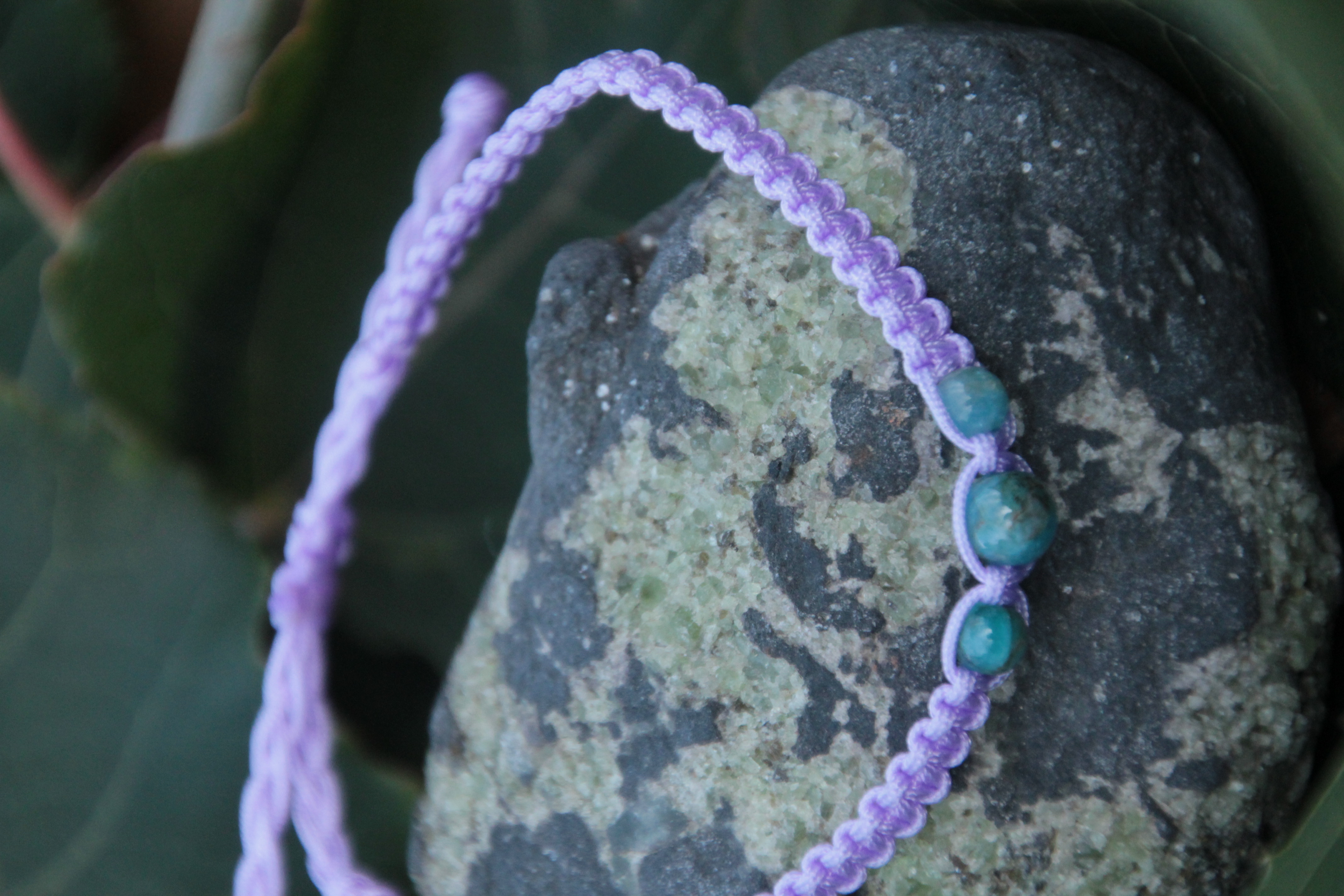 Apatit - Makramee Armband