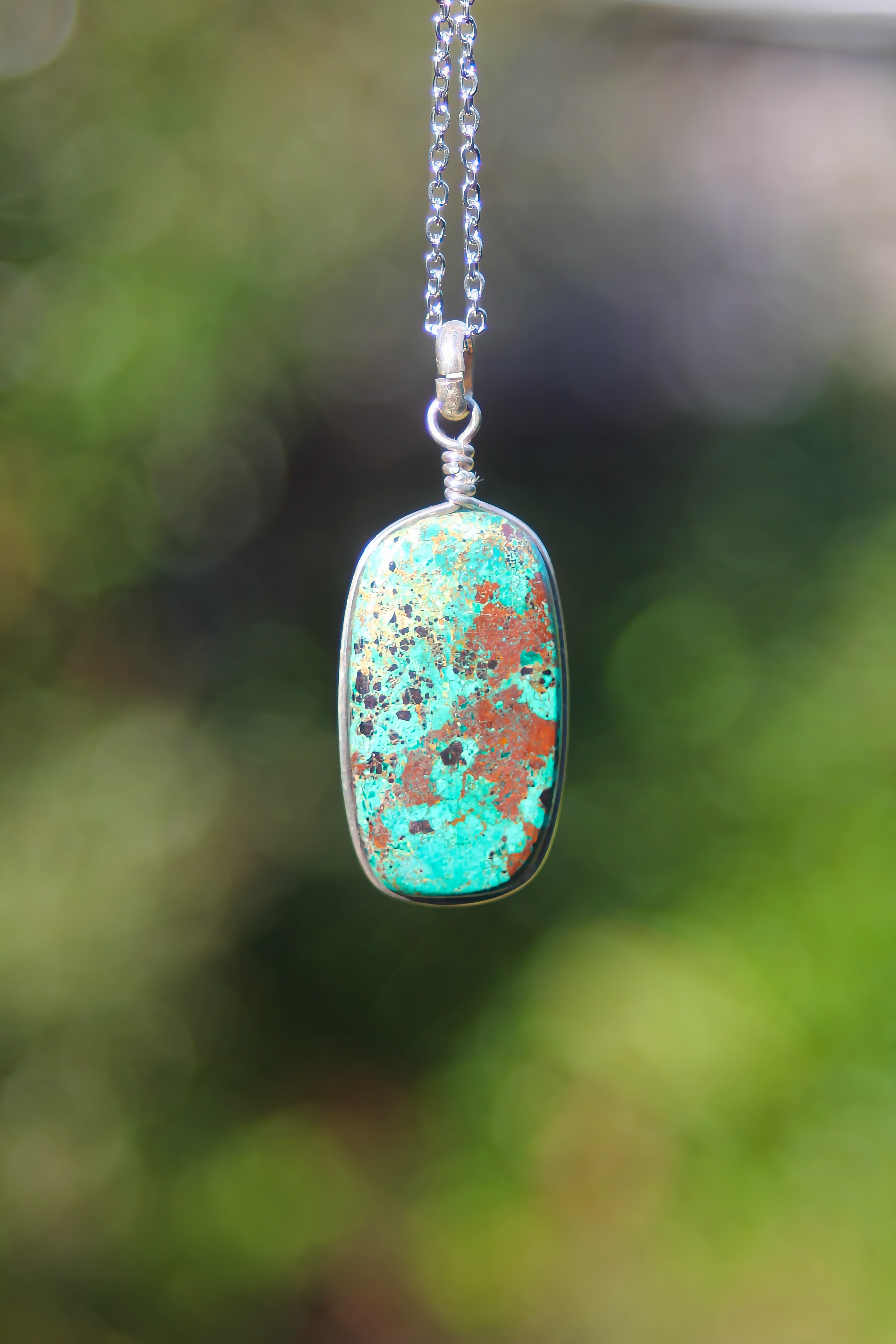 Chrysokoll Halskette