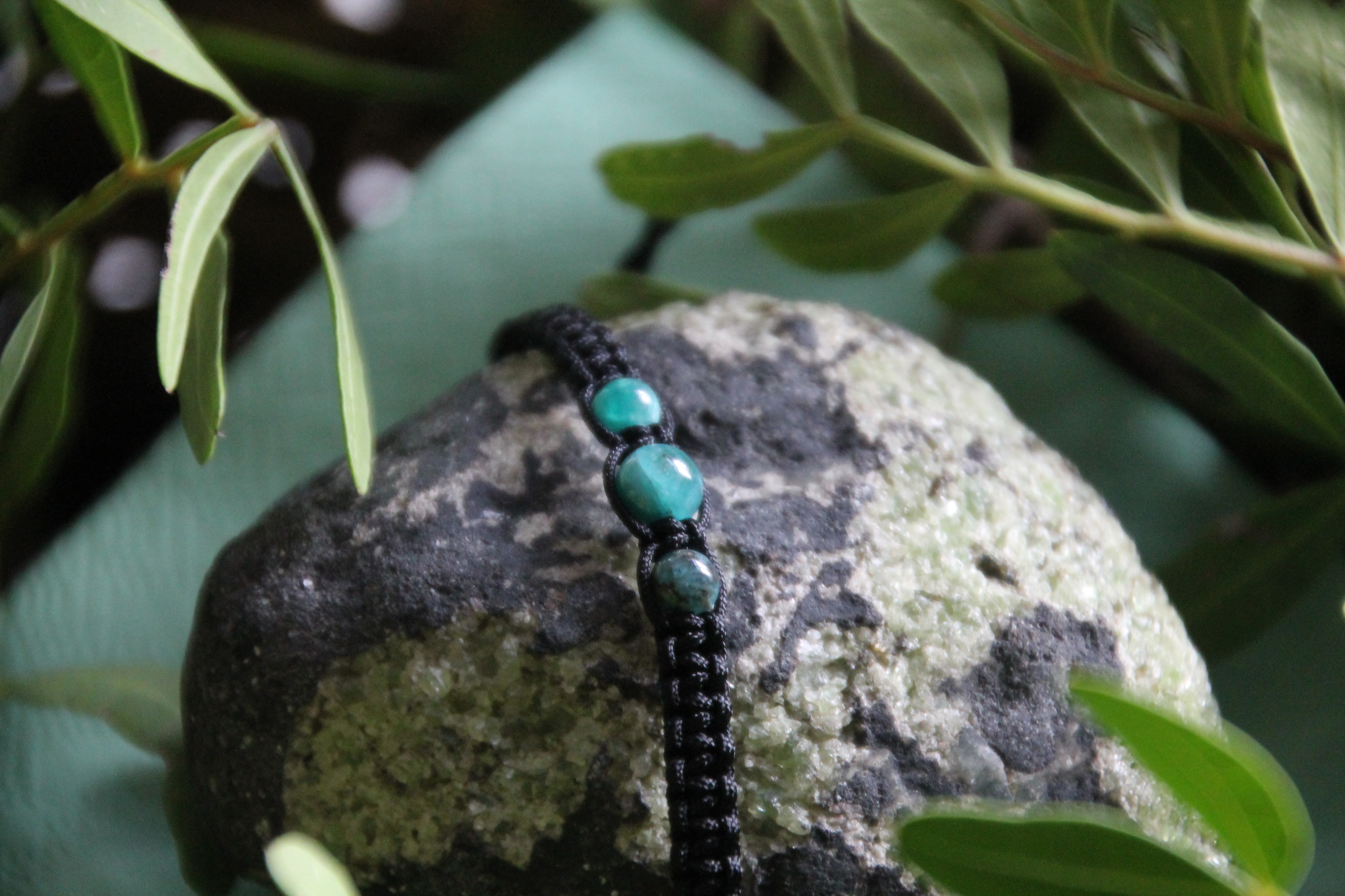 Apatit - Makramee Armband