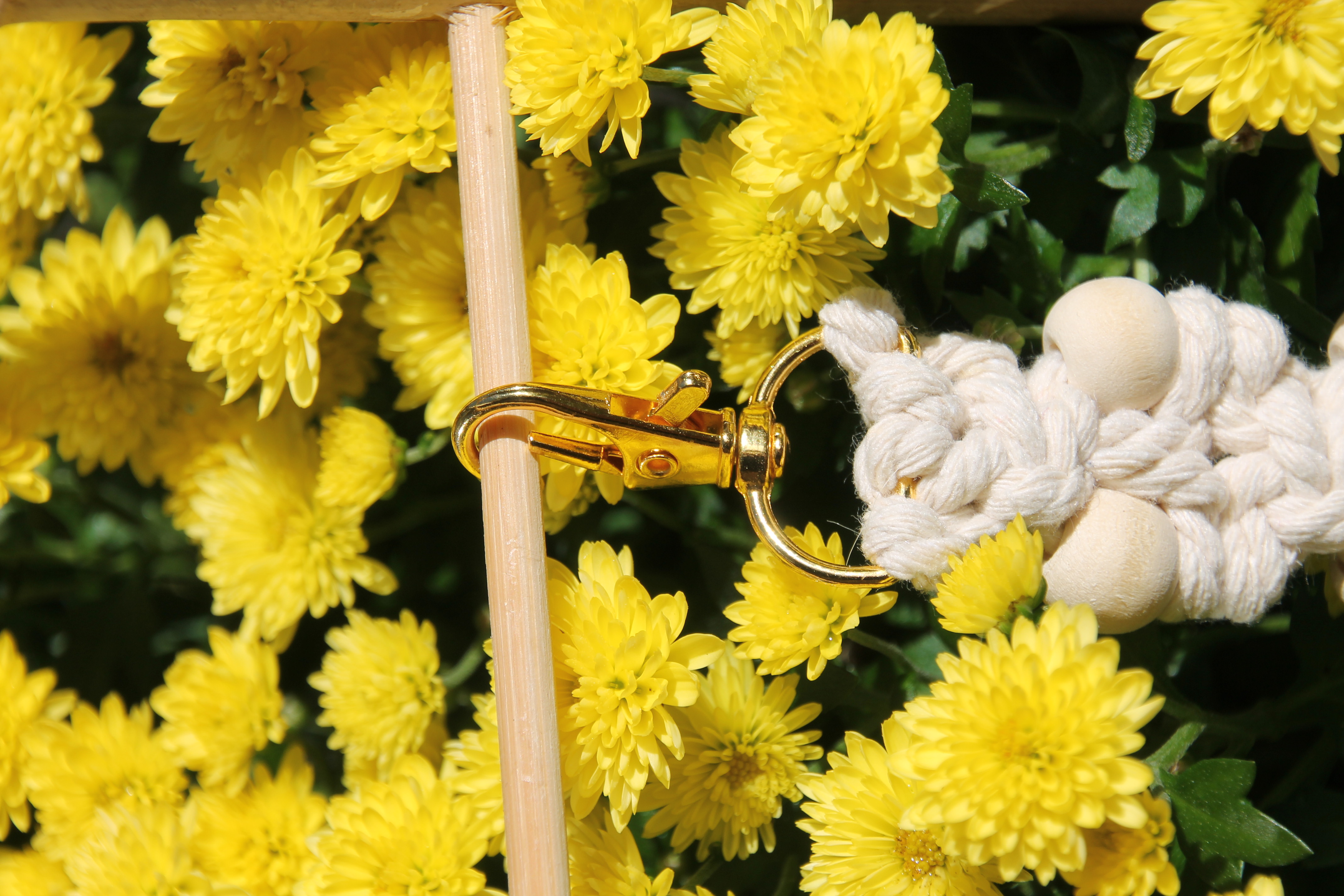 Schlüsselanhänger Makramee 