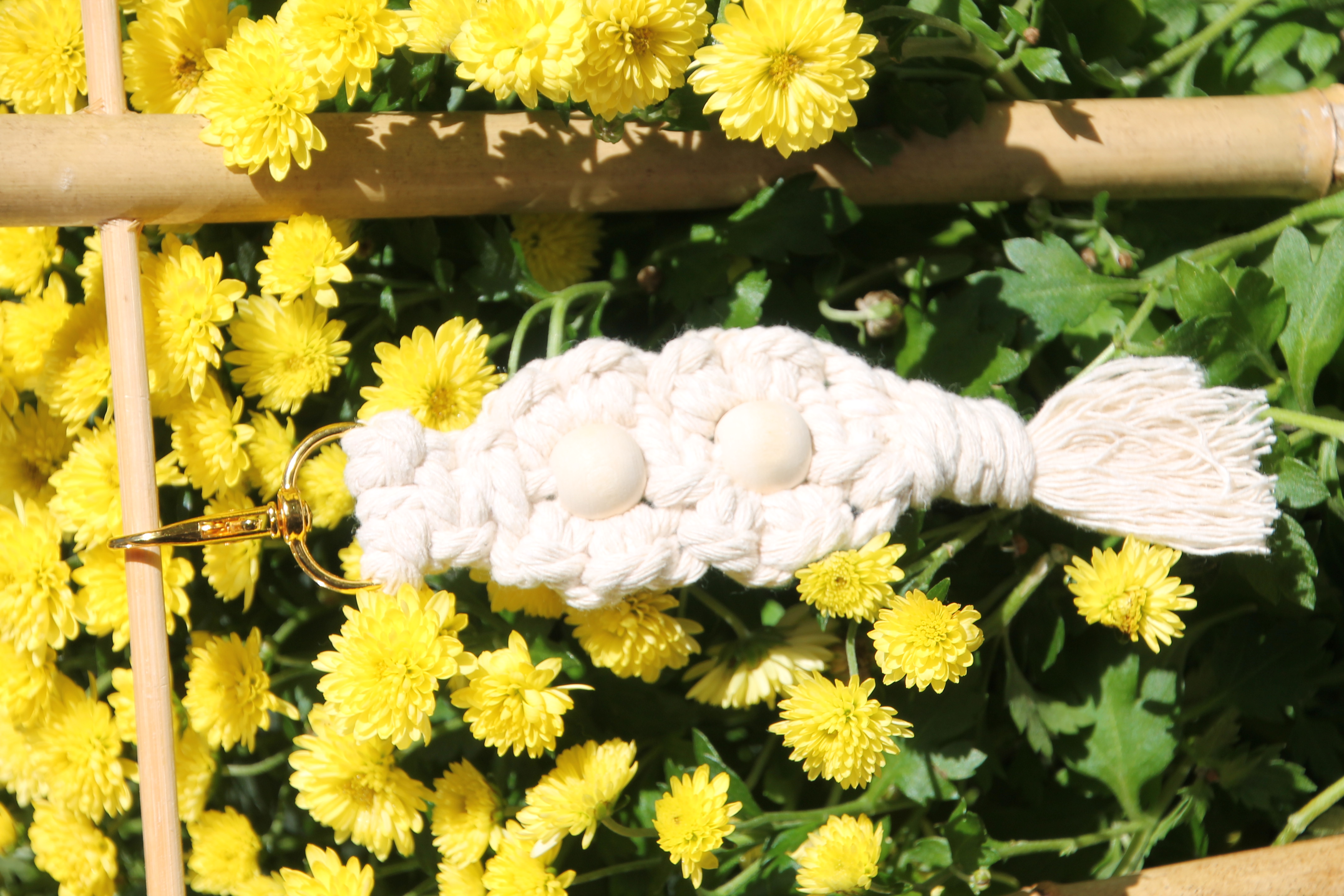 Schlüsselanhänger Makramee 