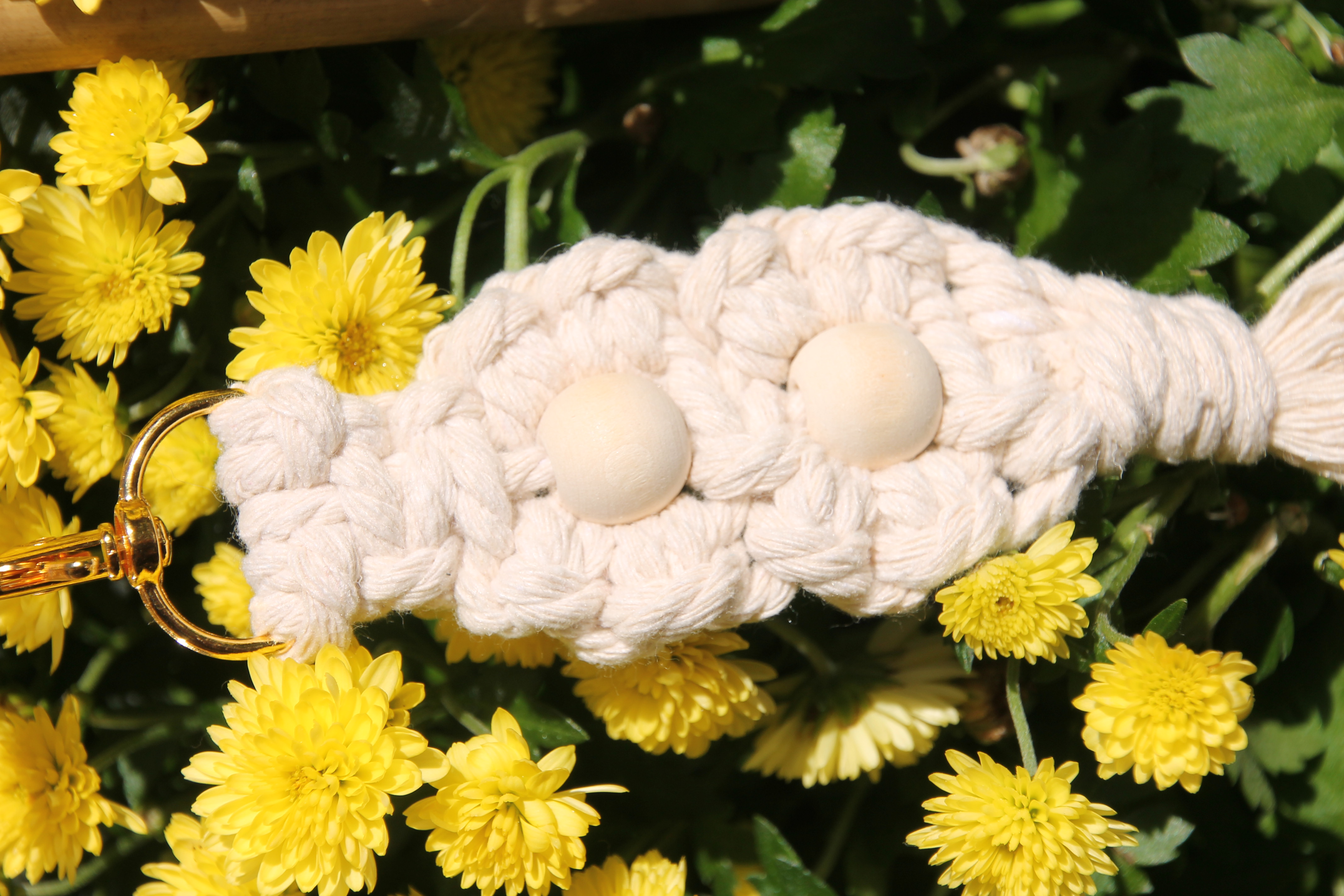 Schlüsselanhänger Makramee 