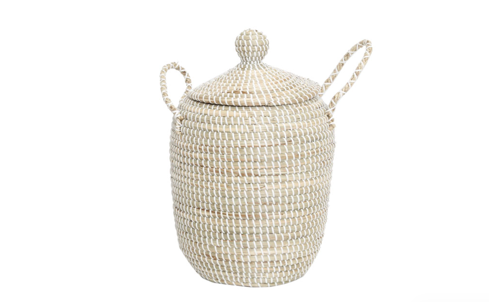 Καλάθι Seagrass με Καπάκι