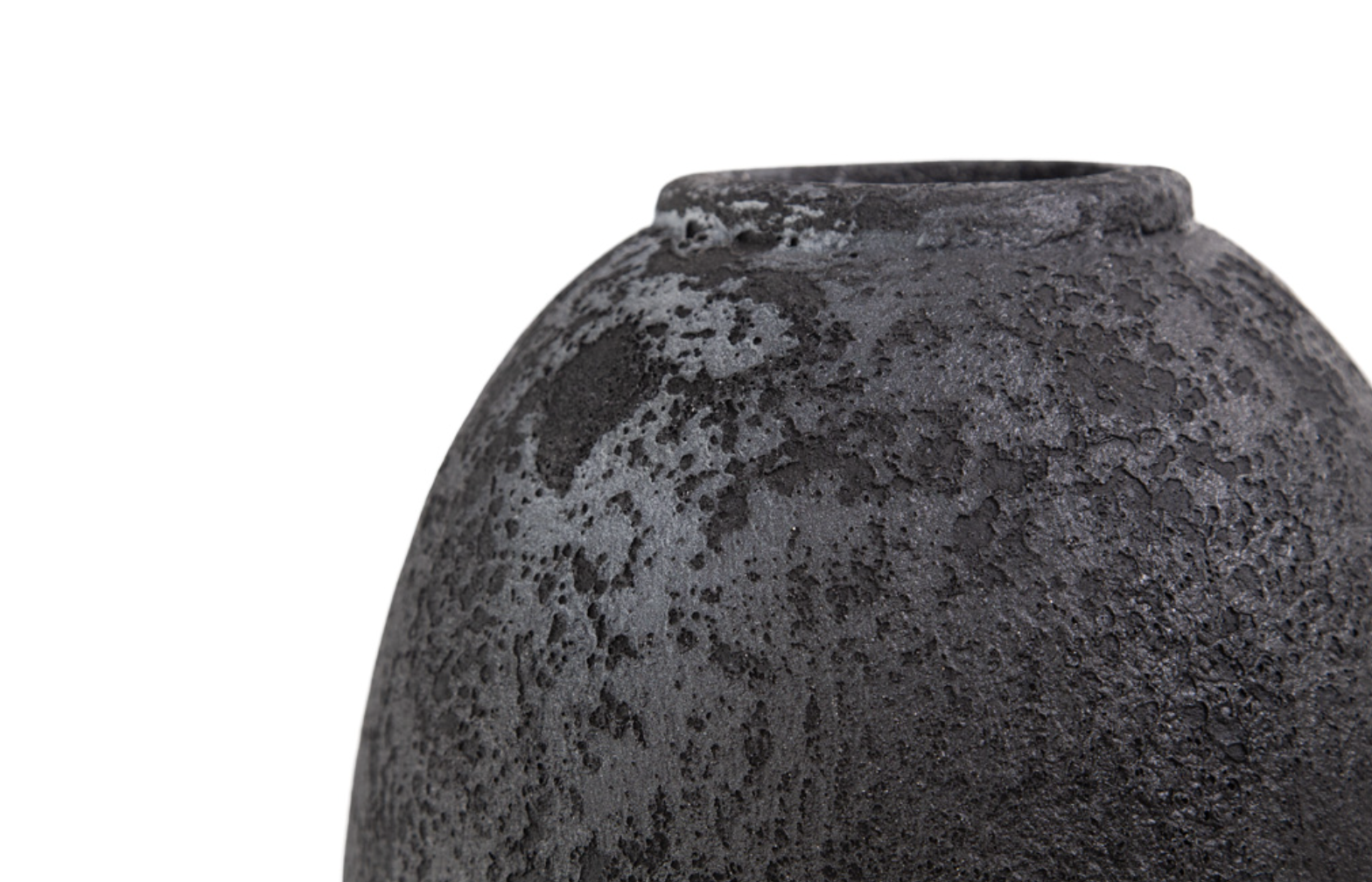 Διακοσμητικό Βάζο Siso Nic Black Gray