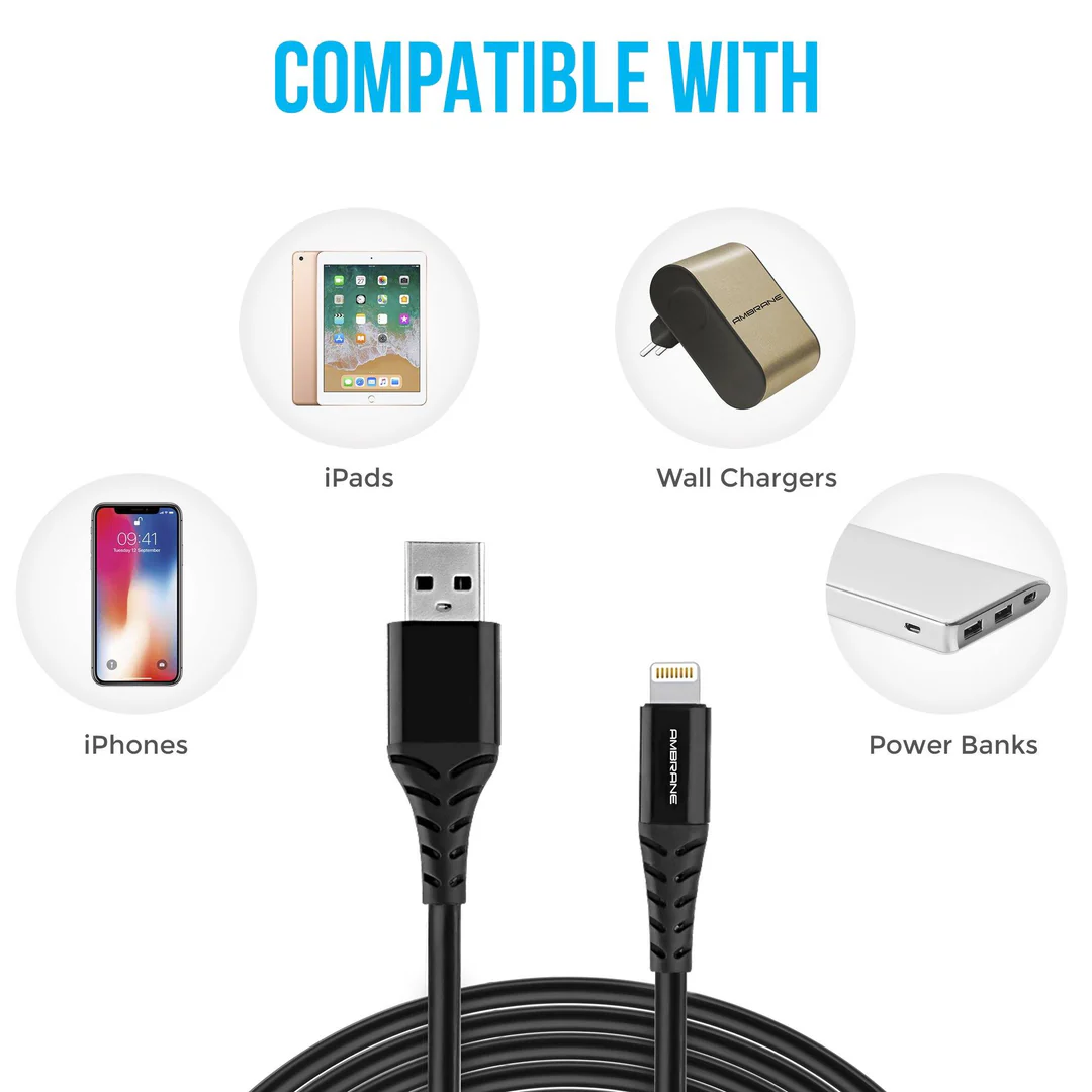 Ambrane 3A Lightning cable ACL-C11 Black