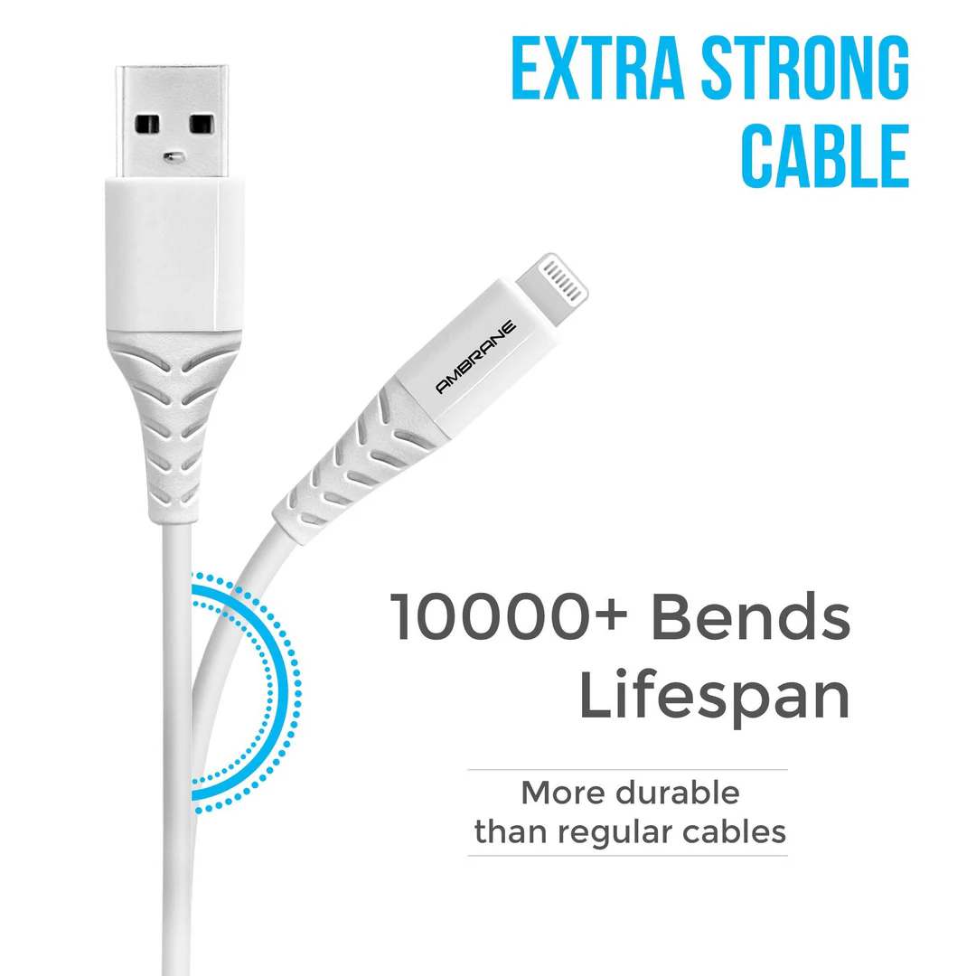 Ambrane 3A Lightning cable ACL-C11 White