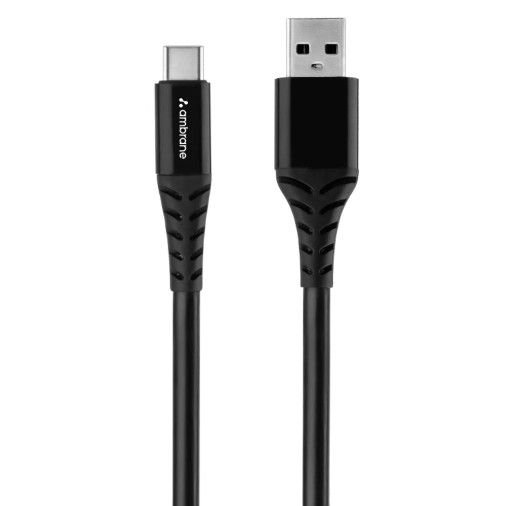 Ambrane 3A Type-C cable (ACT-C11 Black)