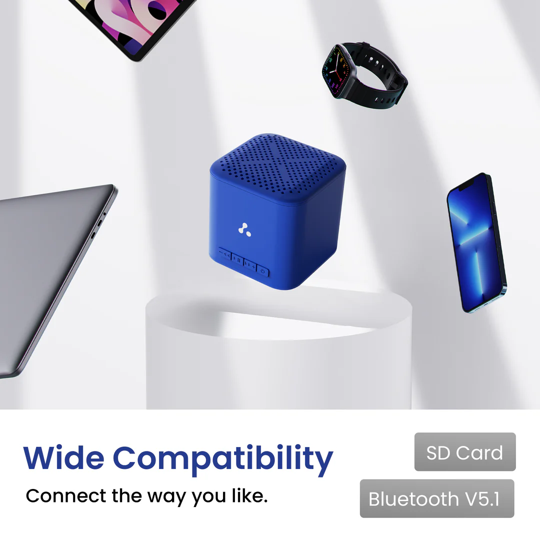 Ambrane speaker (Evoke cube + Blue)