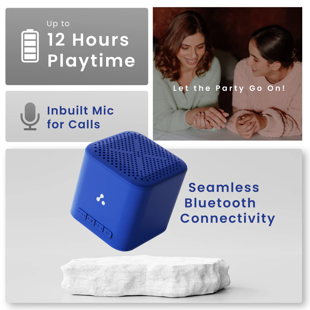 Ambrane speaker (Evoke cube + Blue)