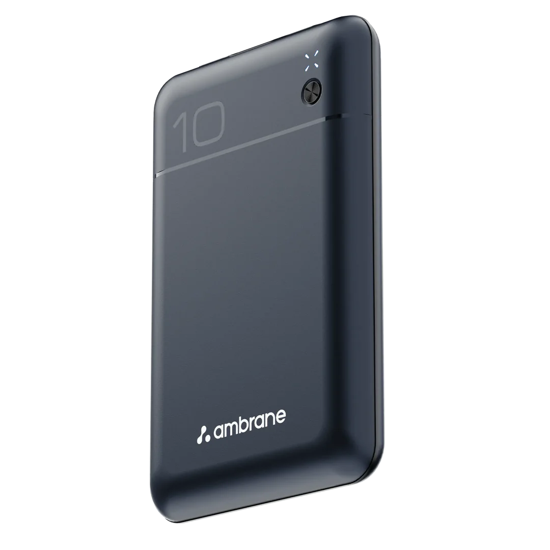 Ambrane 10000mah Powerbank (Pocketcharge Blue)