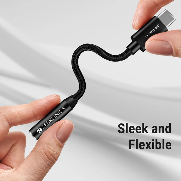 Zebronics Type-C to AUX converter (ZEB-CTAUX10)