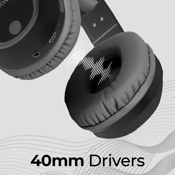 Zebronics bluetooth headphone with mic (Thunder)