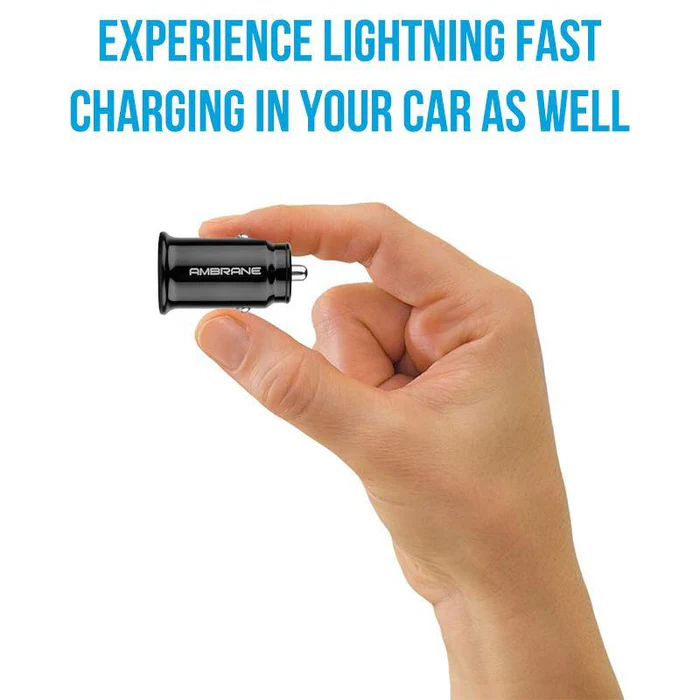 Ambrane 12W Car Charger ACC-56