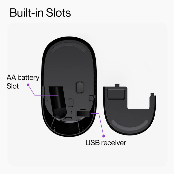 Ambrane Mouse SliQ, Blue