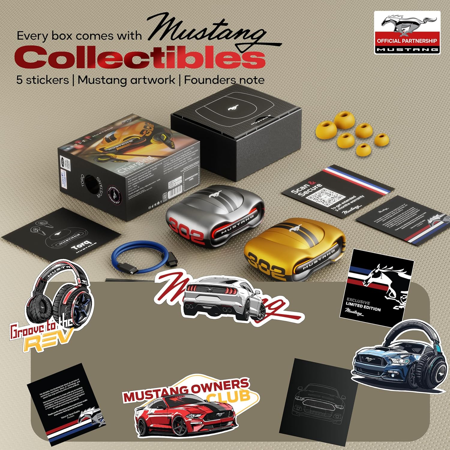 Boult Audio Wireless Earbuds Mustang Torq, Silver