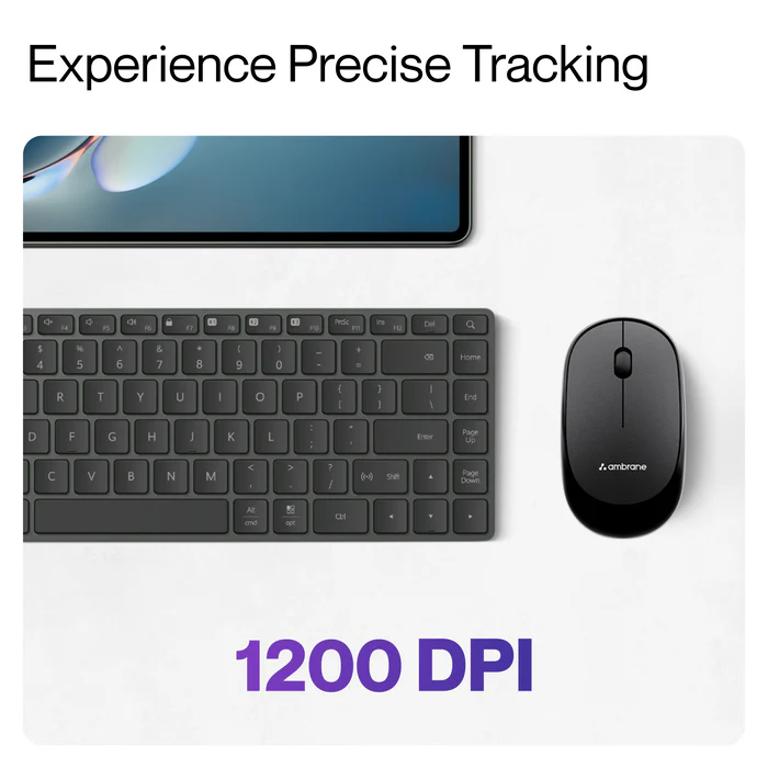 Ambrane Mouse SliQ, Blue