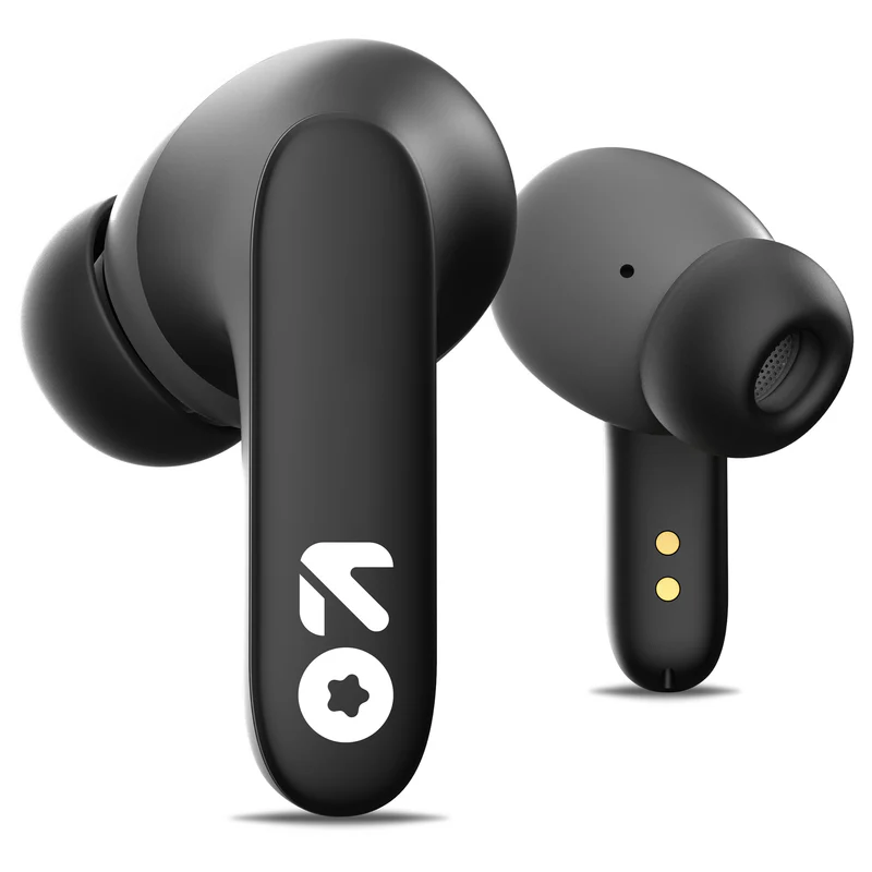 Boult Audio Wireless Earbuds Y1, Black