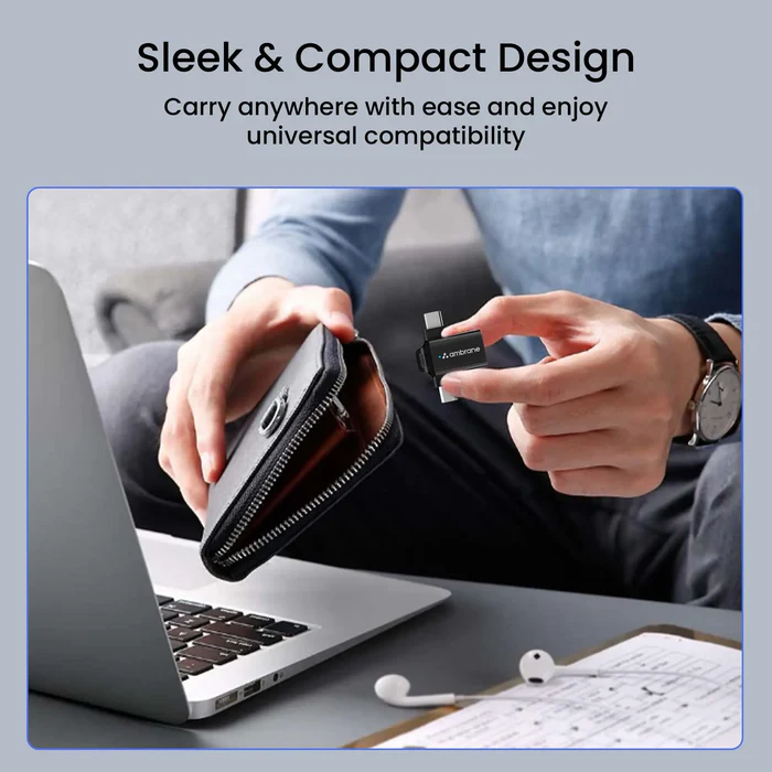 Ambrane 2 in 1 Adapter OTG