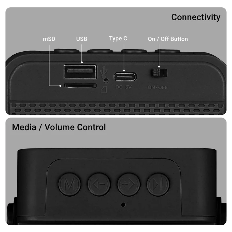 Zebronics Bluetooth Speaker County 8