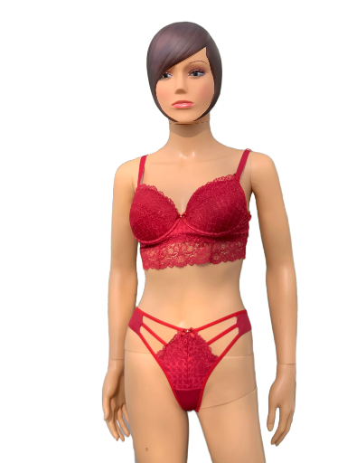 Ensemble de lingerie rouge