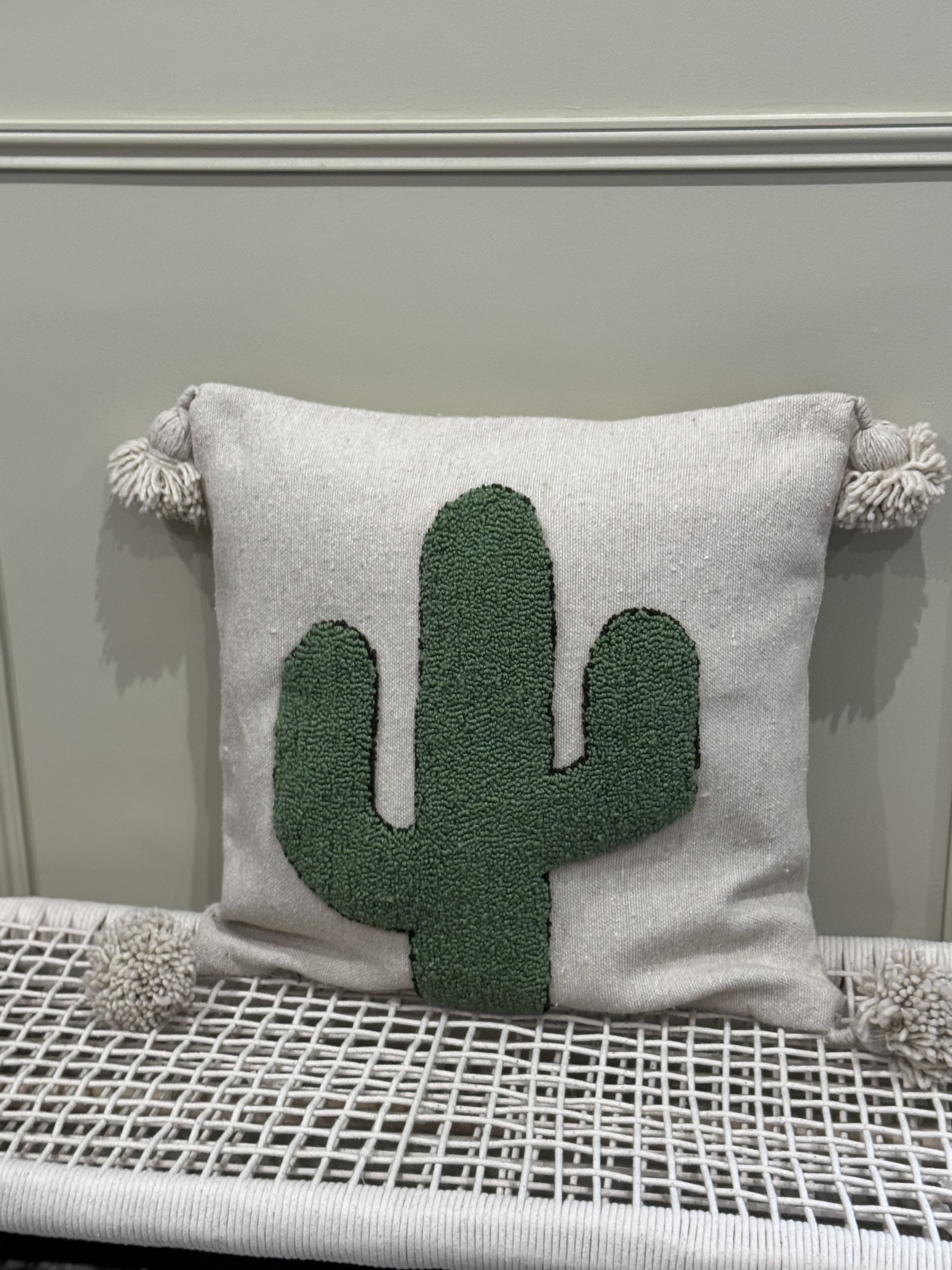 Housse de coussin cactus 