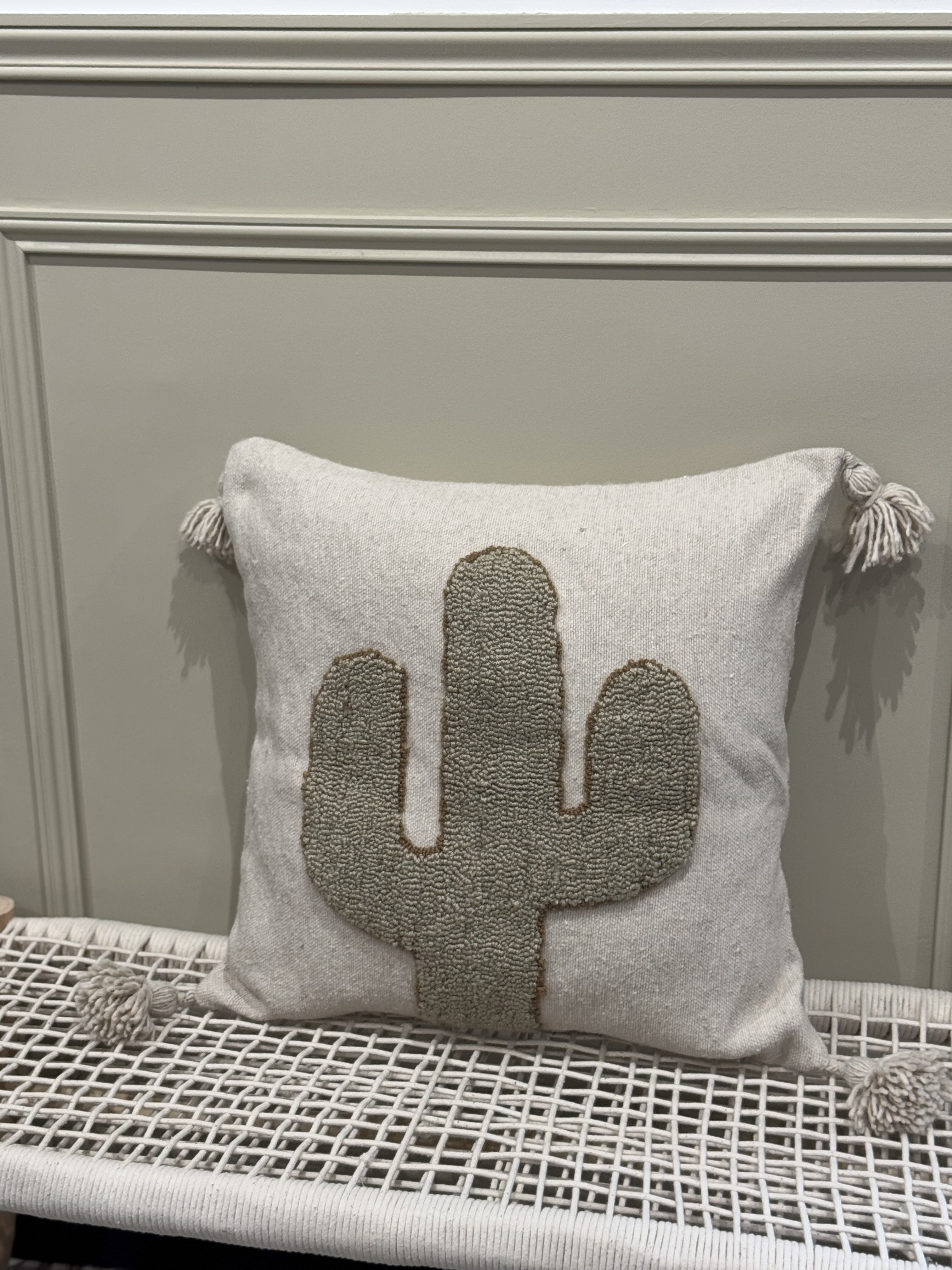 Housse de coussin cactus 