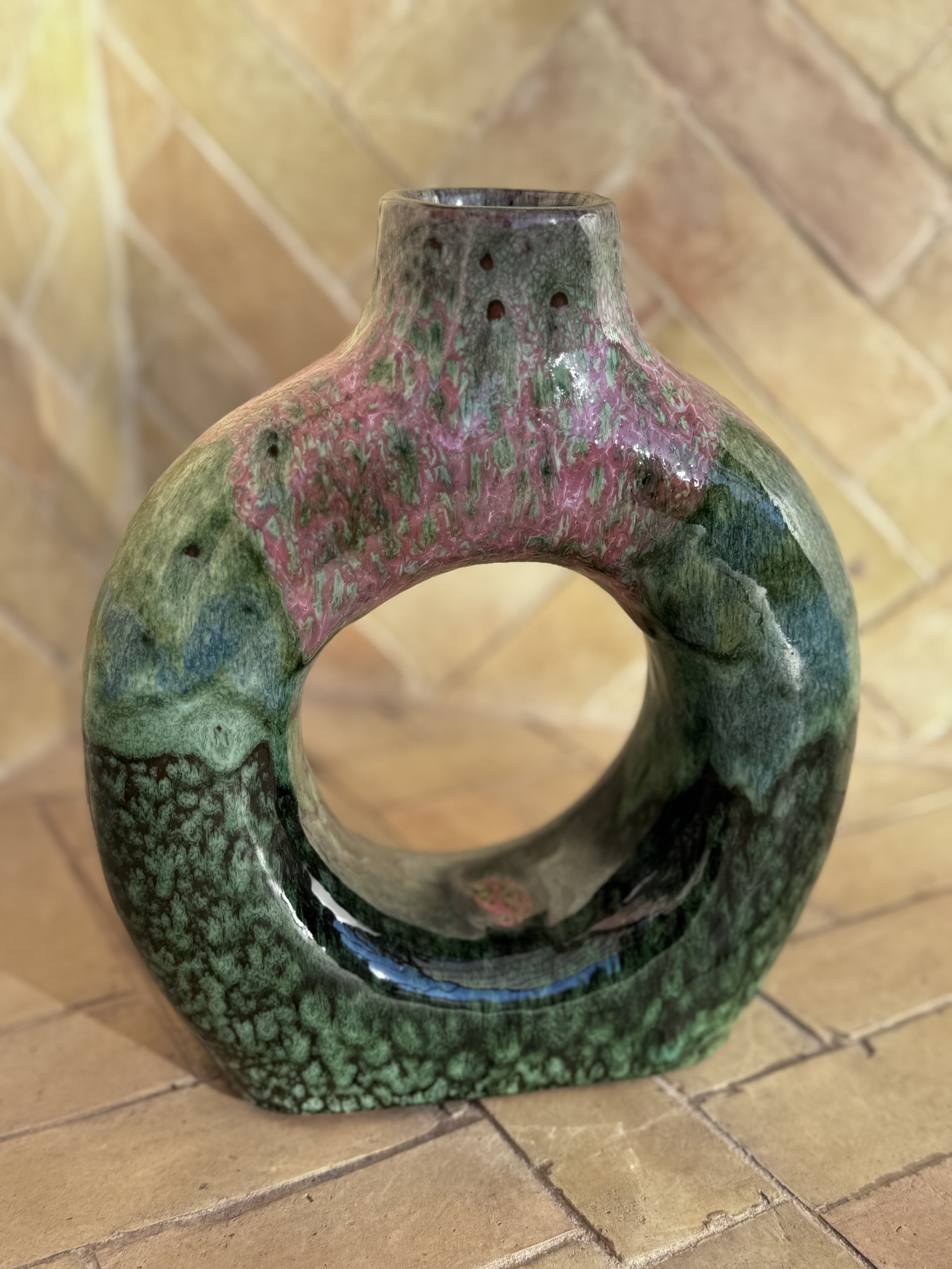 Vase décoratif rond