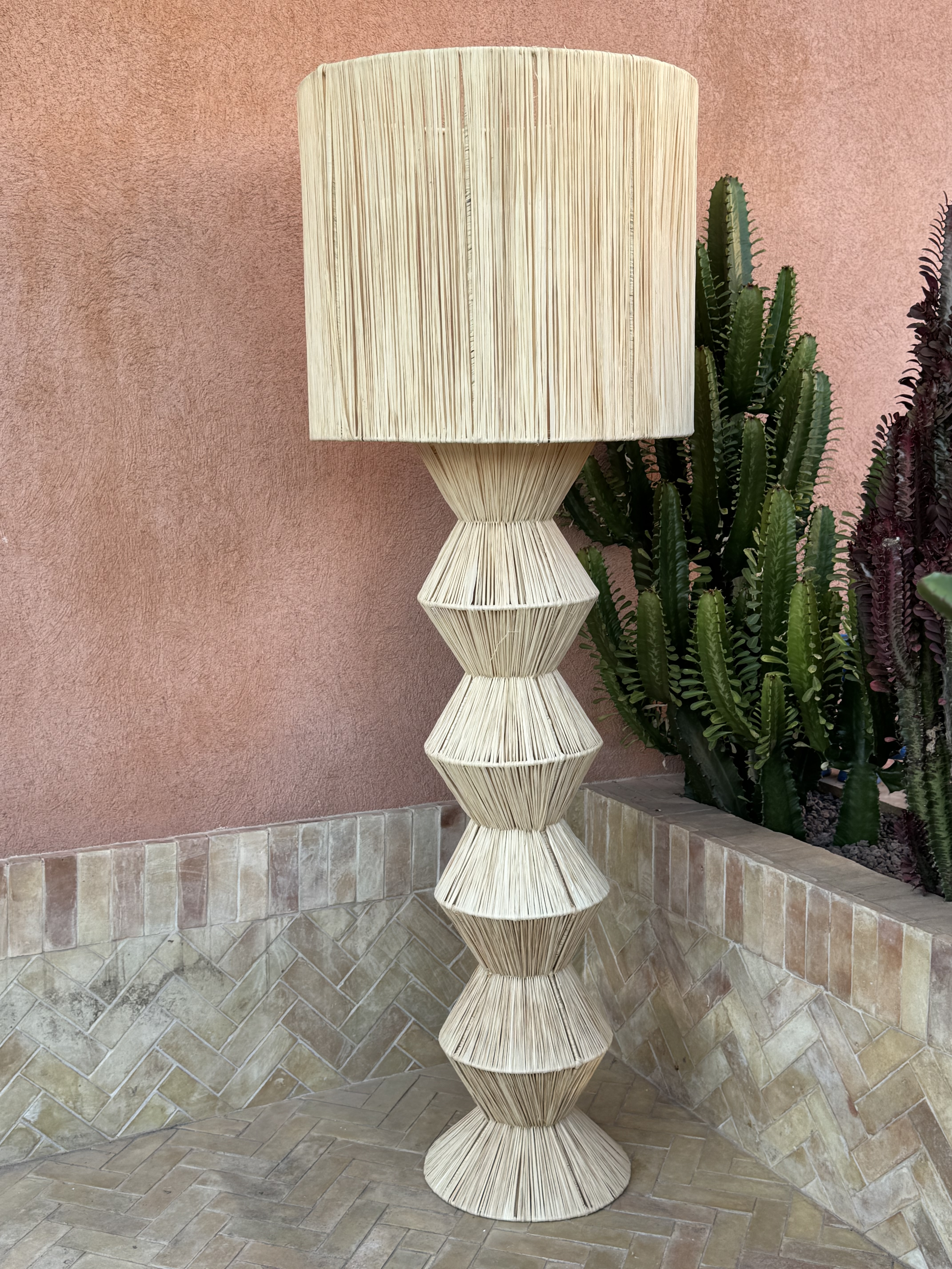Lampe sur pied accordéon
